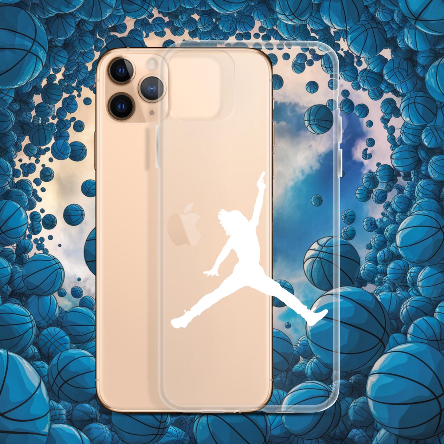 Ja Morant Funny Gun Meme Memphis Grizzlies NBA Clear Case for iPhone Next Cult Brand