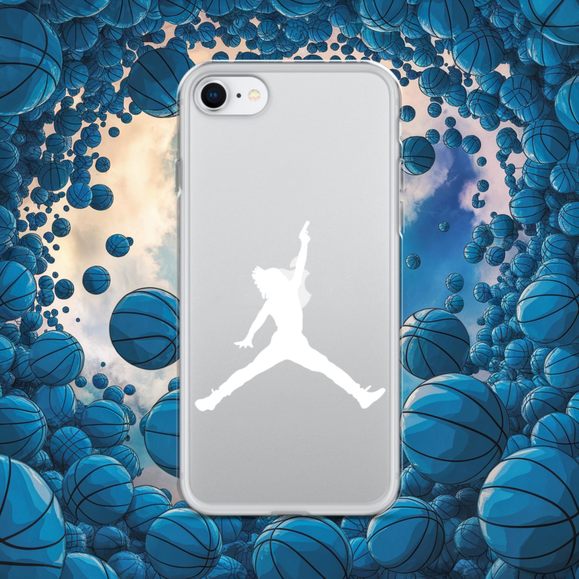 Ja Morant Funny Gun Meme Memphis Grizzlies NBA Clear Case for iPhone Next Cult Brand