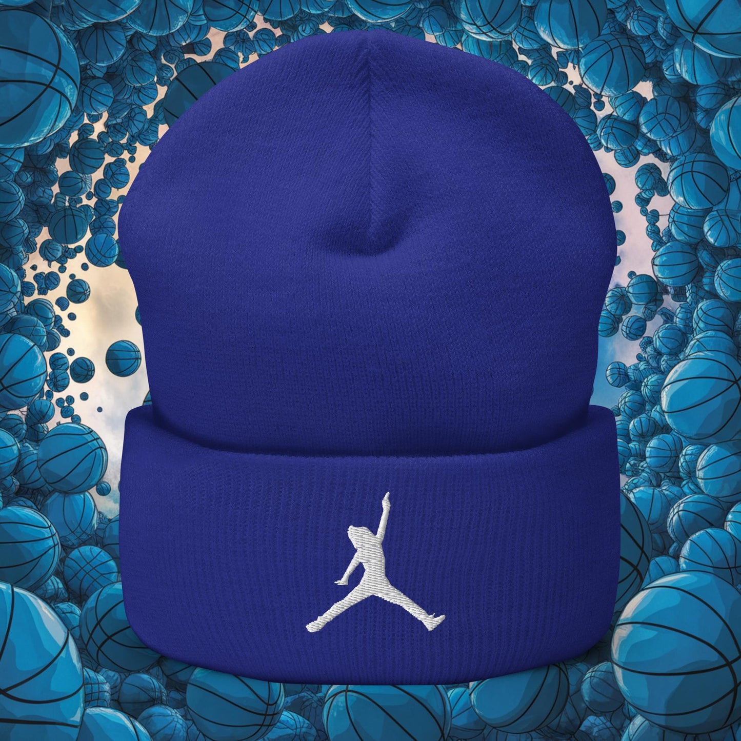 Ja Morant Funny Gun Meme Memphis Grizzlies NBA Cuffed Beanie Royal Hats Basketball Ja Morant Memphis Grizzlies NBA Next Cult Brand