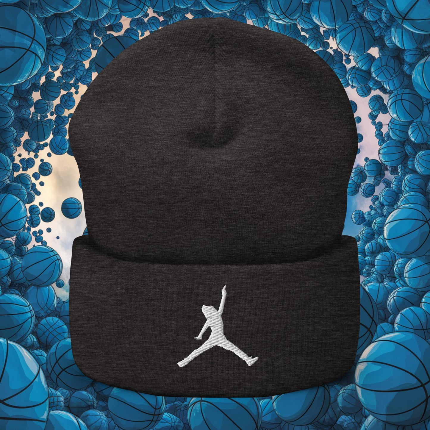 Ja Morant Funny Gun Meme Memphis Grizzlies NBA Cuffed Beanie Next Cult Brand