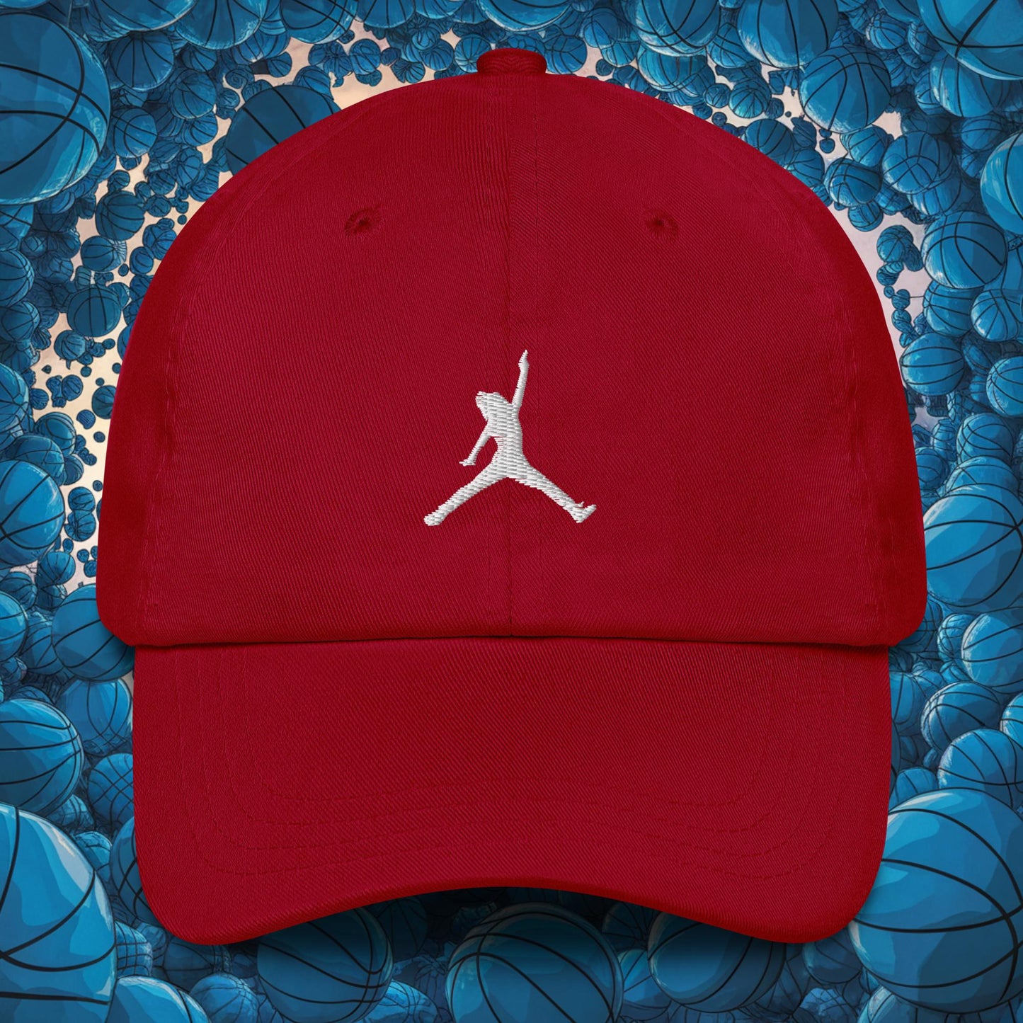 Ja Morant Funny Gun Meme Memphis Grizzlies NBA Dad hat Cranberry Hats Basketball Ja Morant Memphis Grizzlies NBA Next Cult Brand