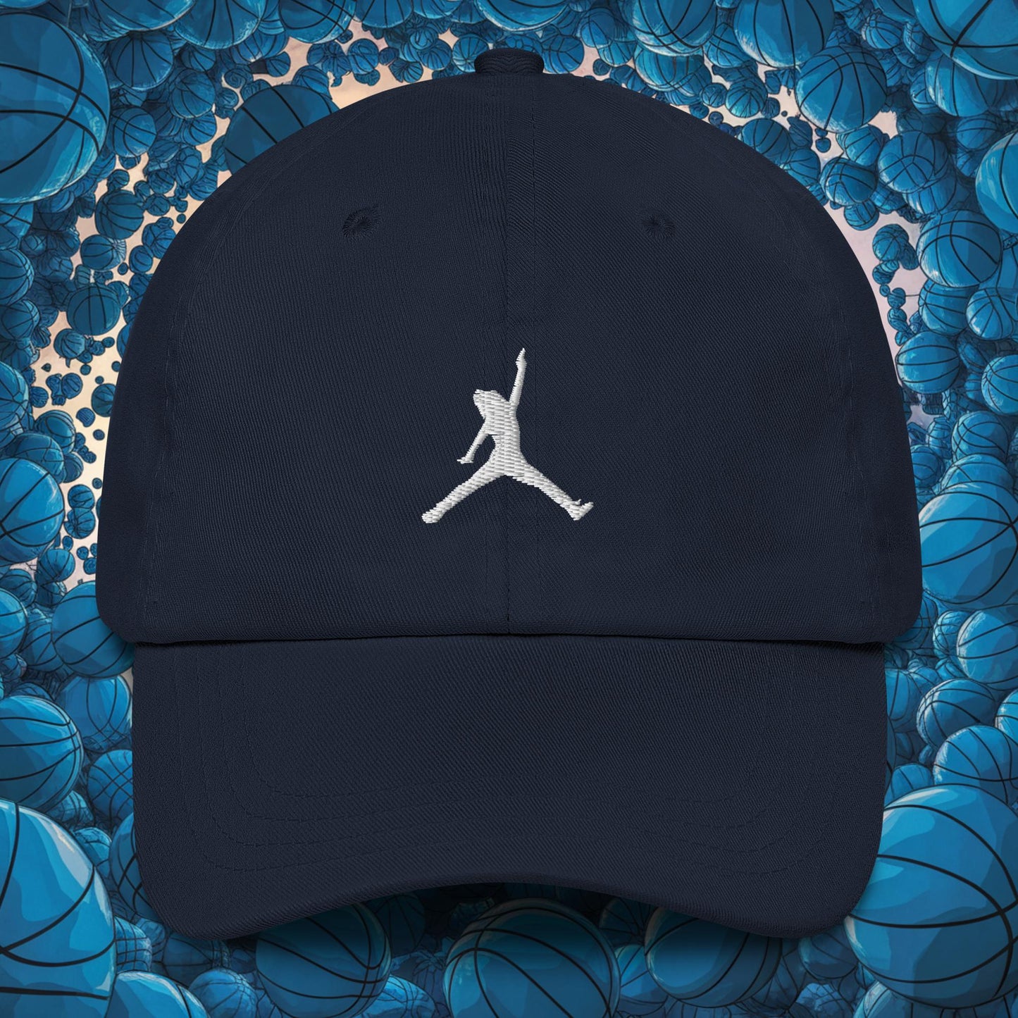 Ja Morant Funny Gun Meme Memphis Grizzlies NBA Dad hat Navy Hats Basketball Ja Morant Memphis Grizzlies NBA Next Cult Brand