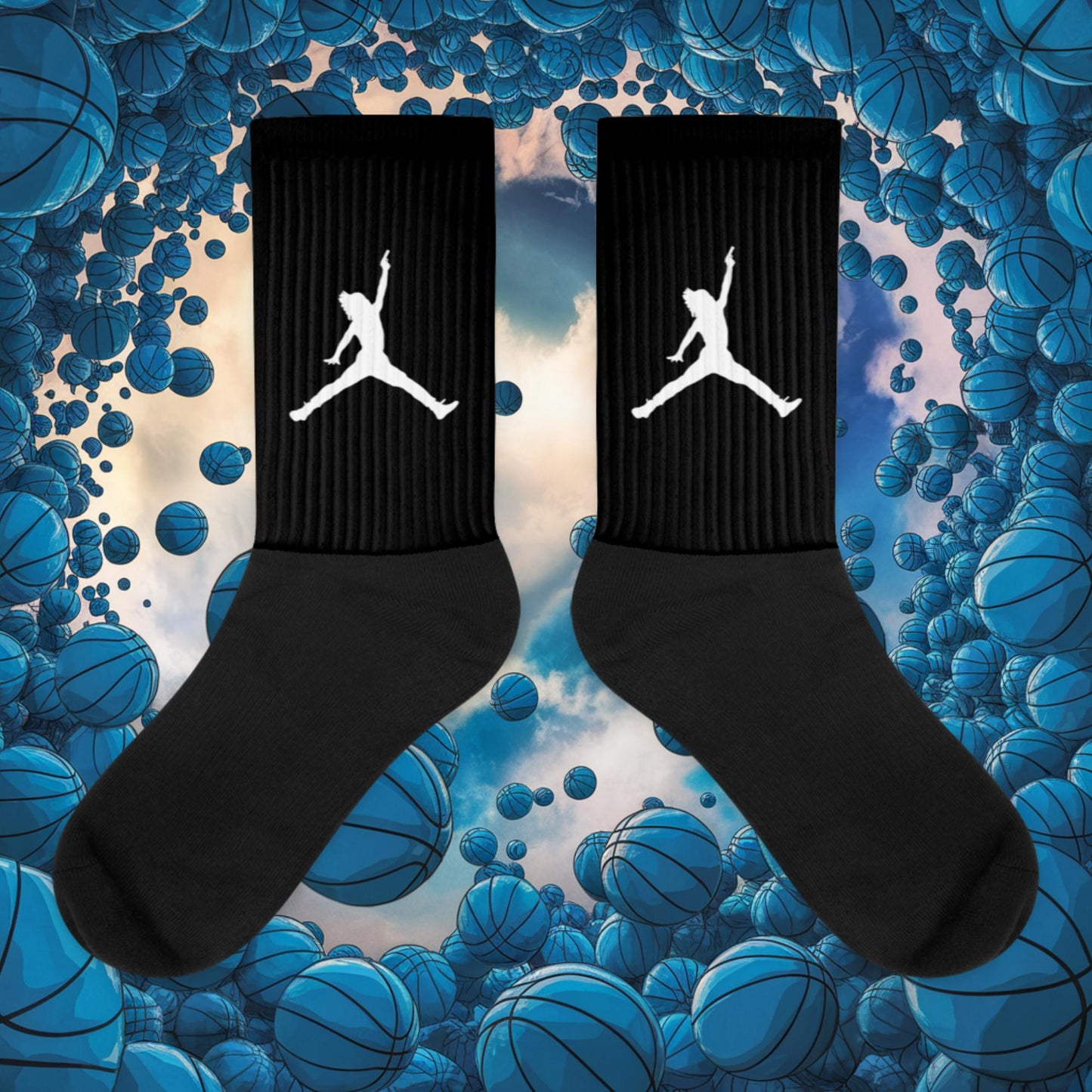 Ja Morant Funny Gun Meme Memphis Grizzlies NBA Socks Next Cult Brand