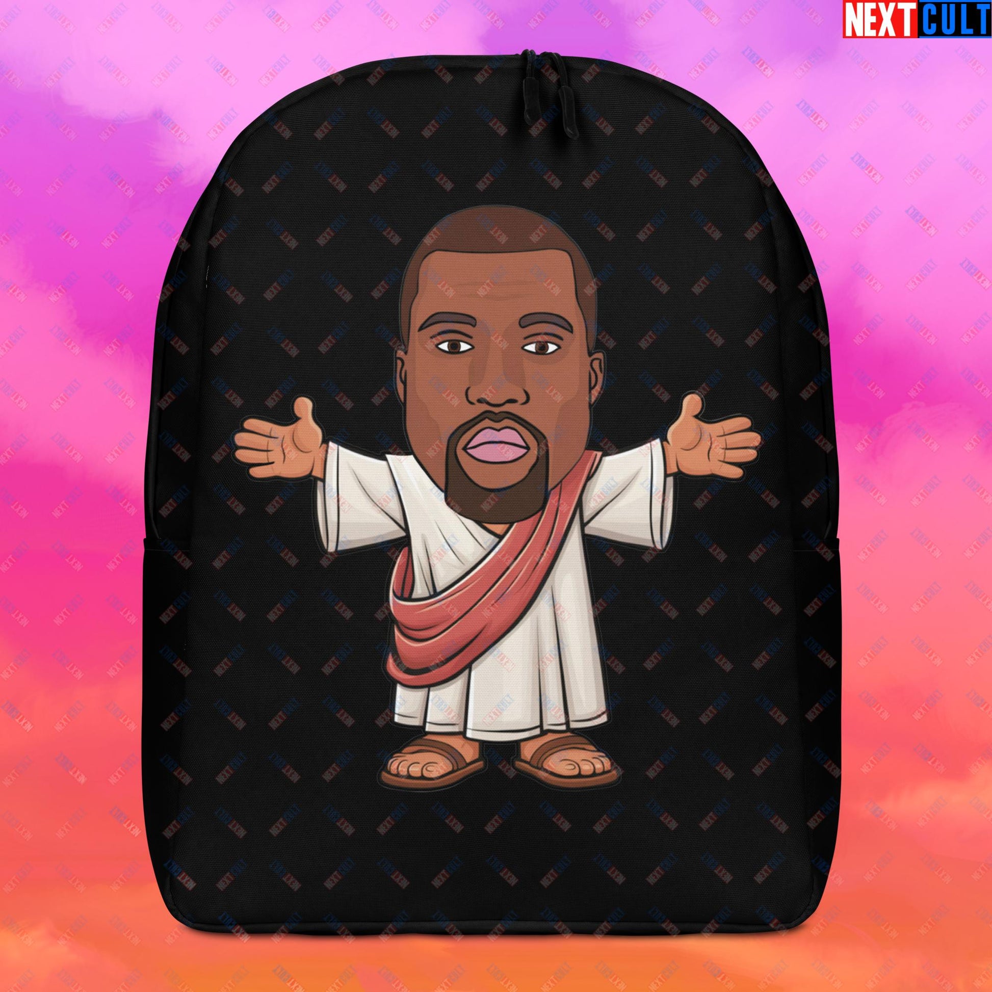 Jesus Kanye West Yeezianity Ye Funny Hip Hop Backpack Next Cult Brand