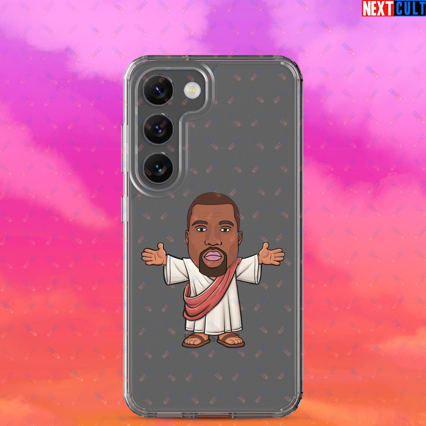 Jesus Kanye West Yeezianity Ye Funny Hip Hop Clear Case for Samsung Next Cult Brand