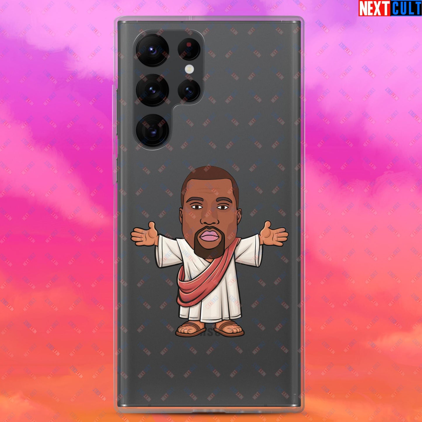 Jesus Kanye West Yeezianity Ye Funny Hip Hop Clear Case for Samsung Next Cult Brand