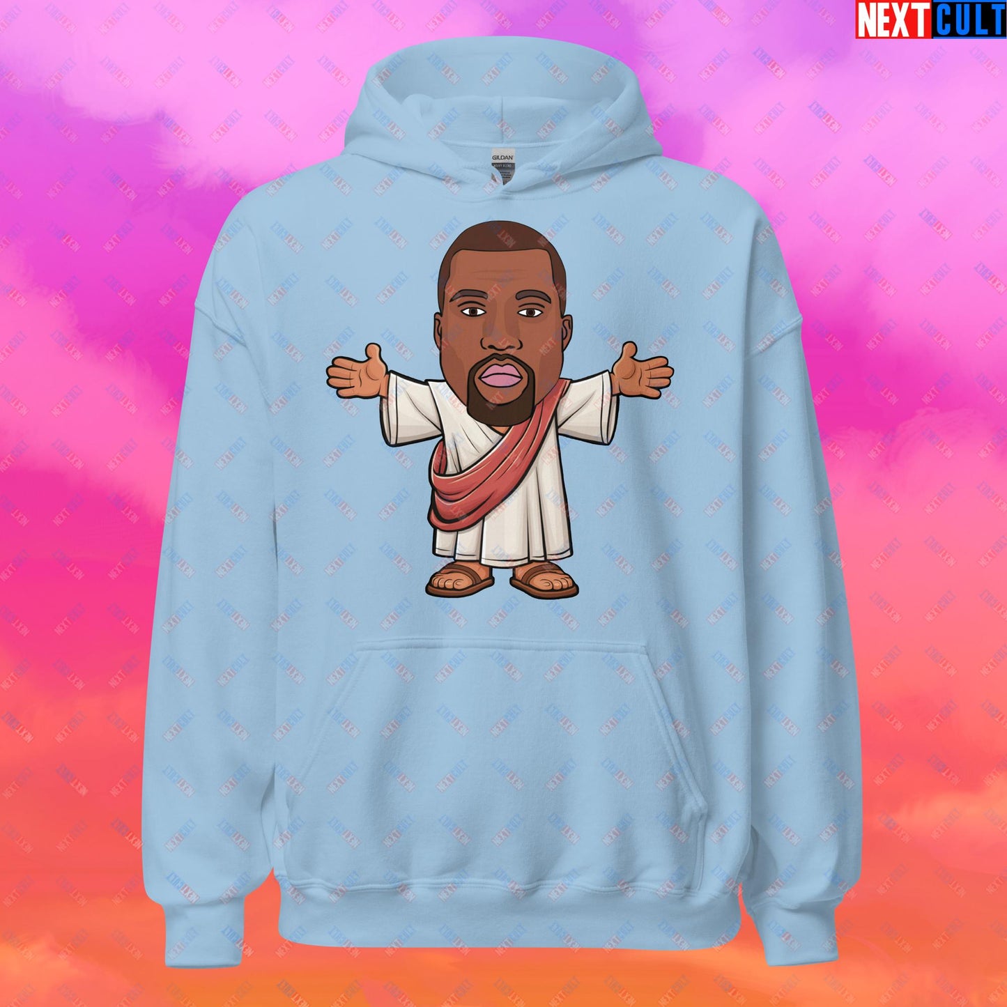 Jesus Kanye West Yeezianity Ye Funny Hip Hop Unisex Hoodie Next Cult Brand