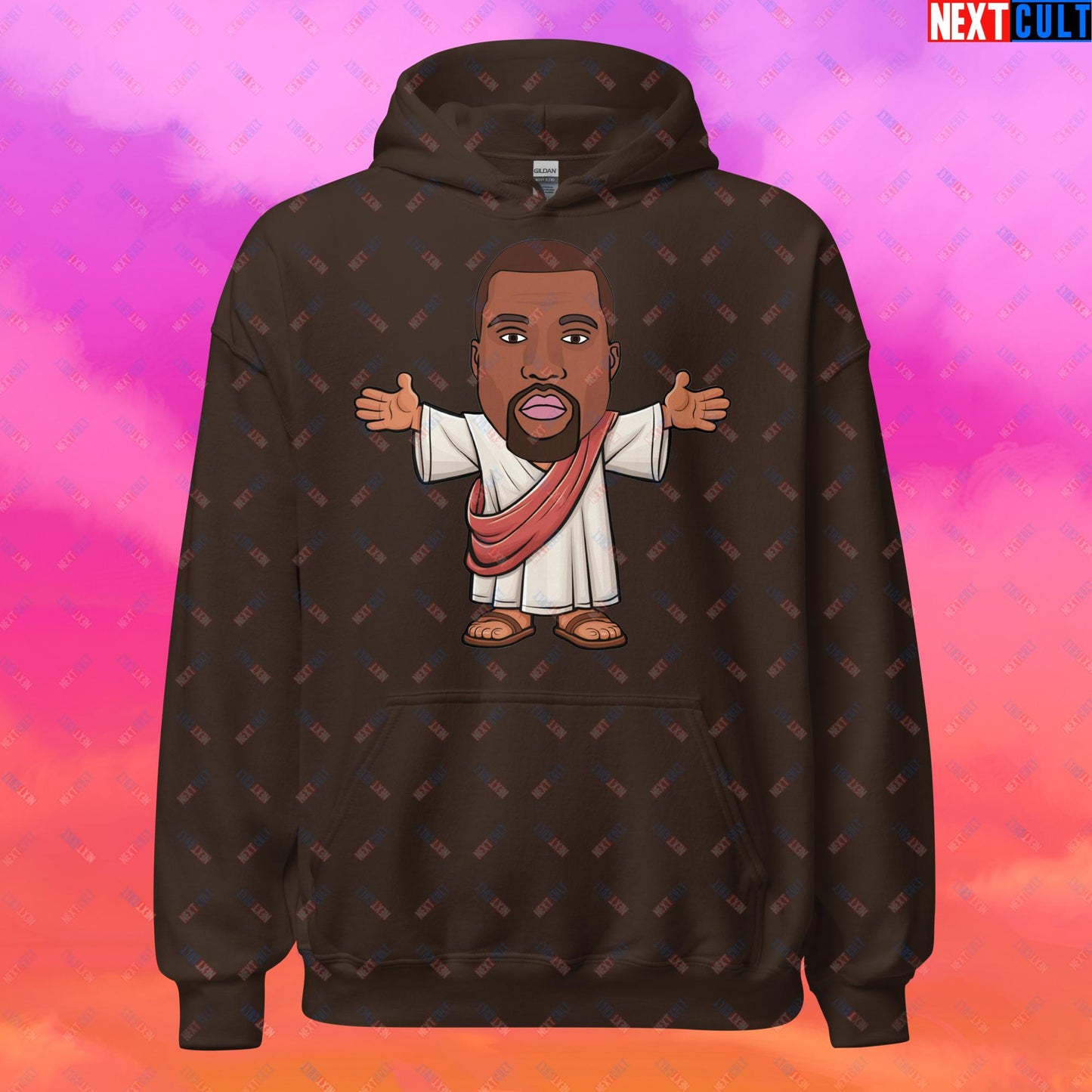 Jesus Kanye West Yeezianity Ye Funny Hip Hop Unisex Hoodie Next Cult Brand