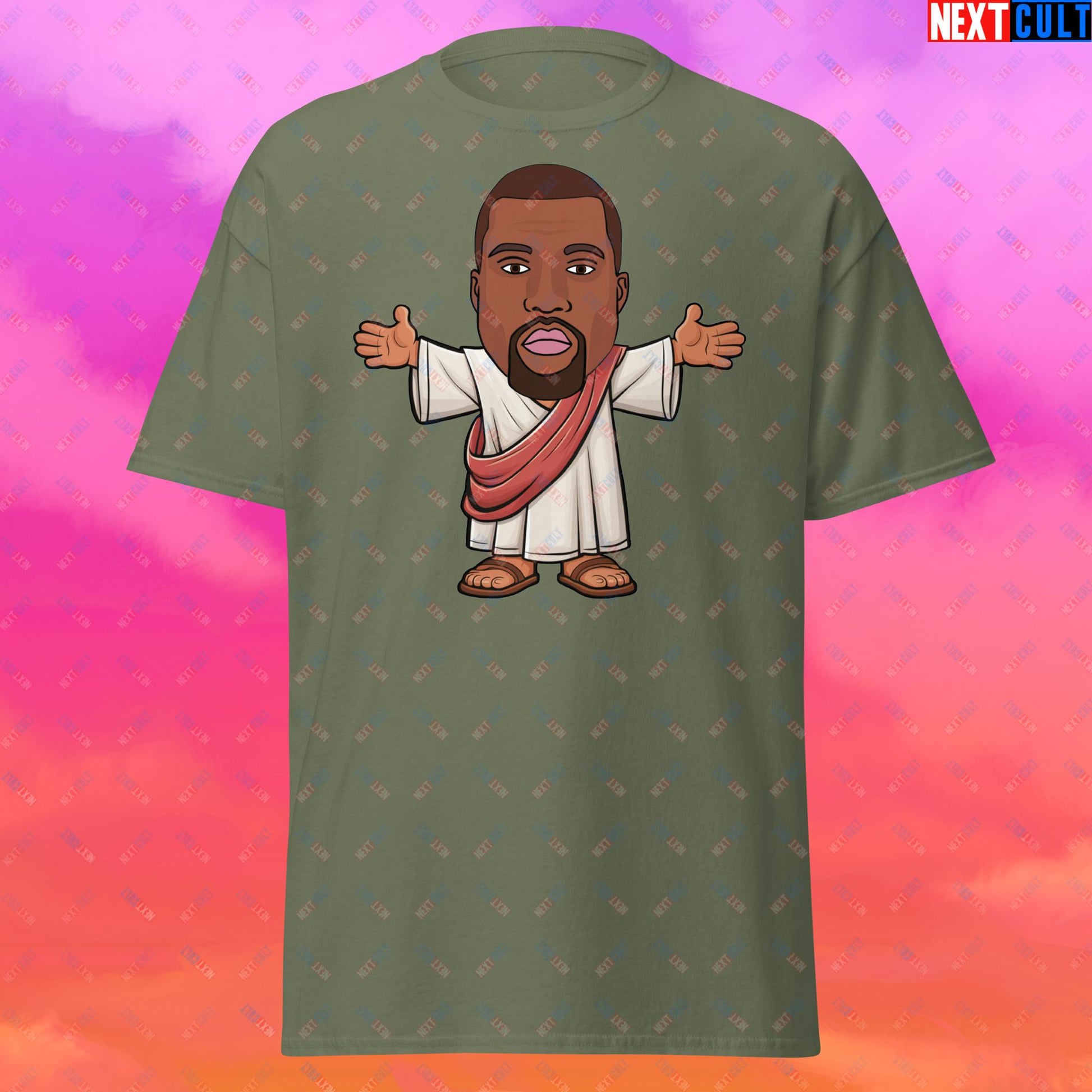 Jesus Kanye West Yeezianity Ye Funny Hip Hop Unisex tee Next Cult Brand