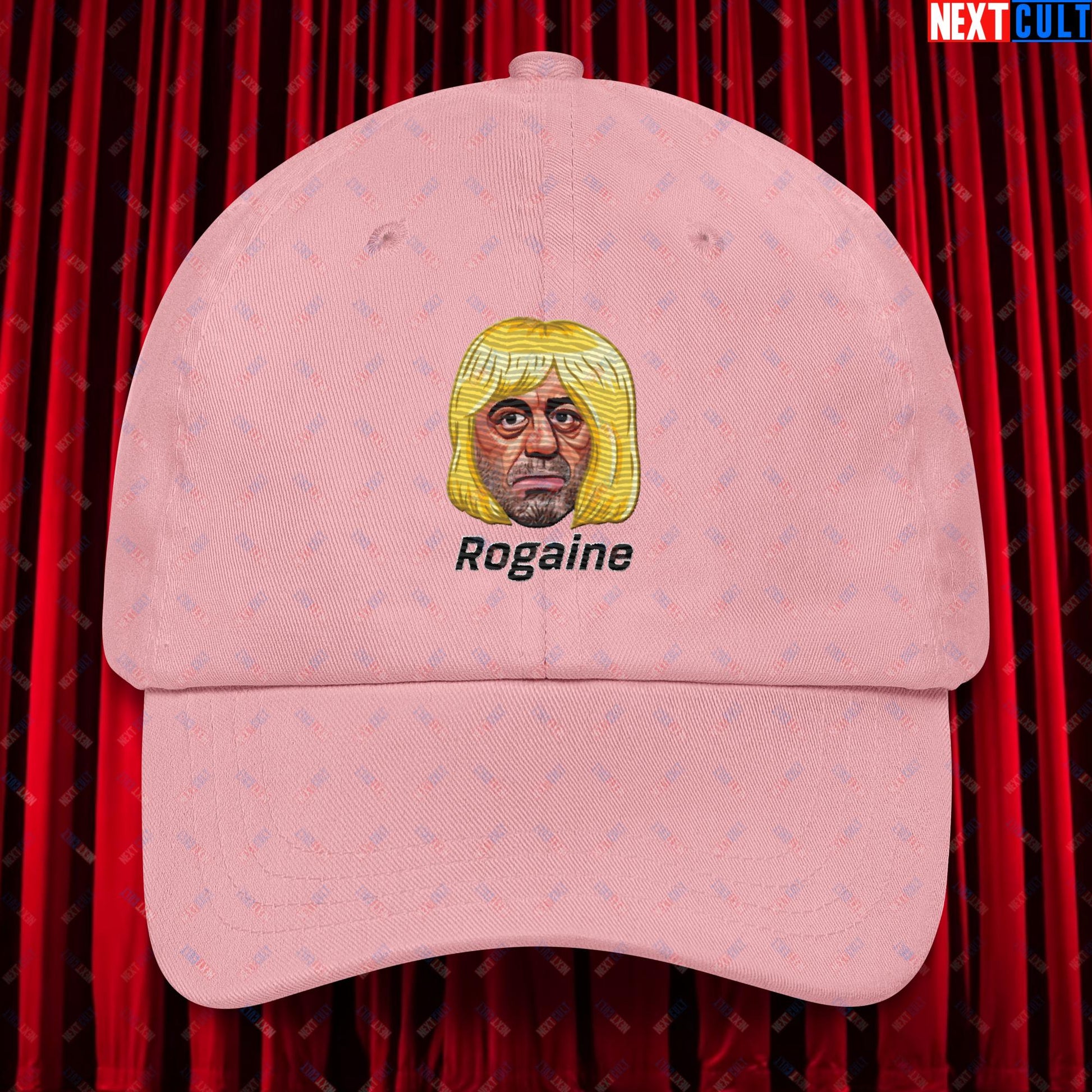 Joe Rogan Rogaine Funny Hair Loss JRE Podcast Dad hat Pink Hats Joe Rogan Podcasts Stand-up Comedy Next Cult Brand