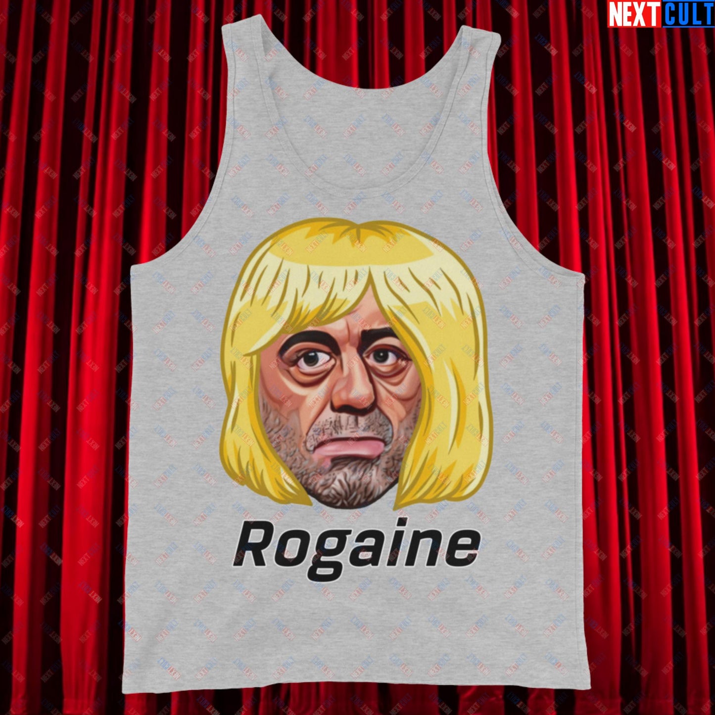 Joe Rogan Rogaine Funny Hair Loss JRE Podcast Tank Top Next Cult Brand