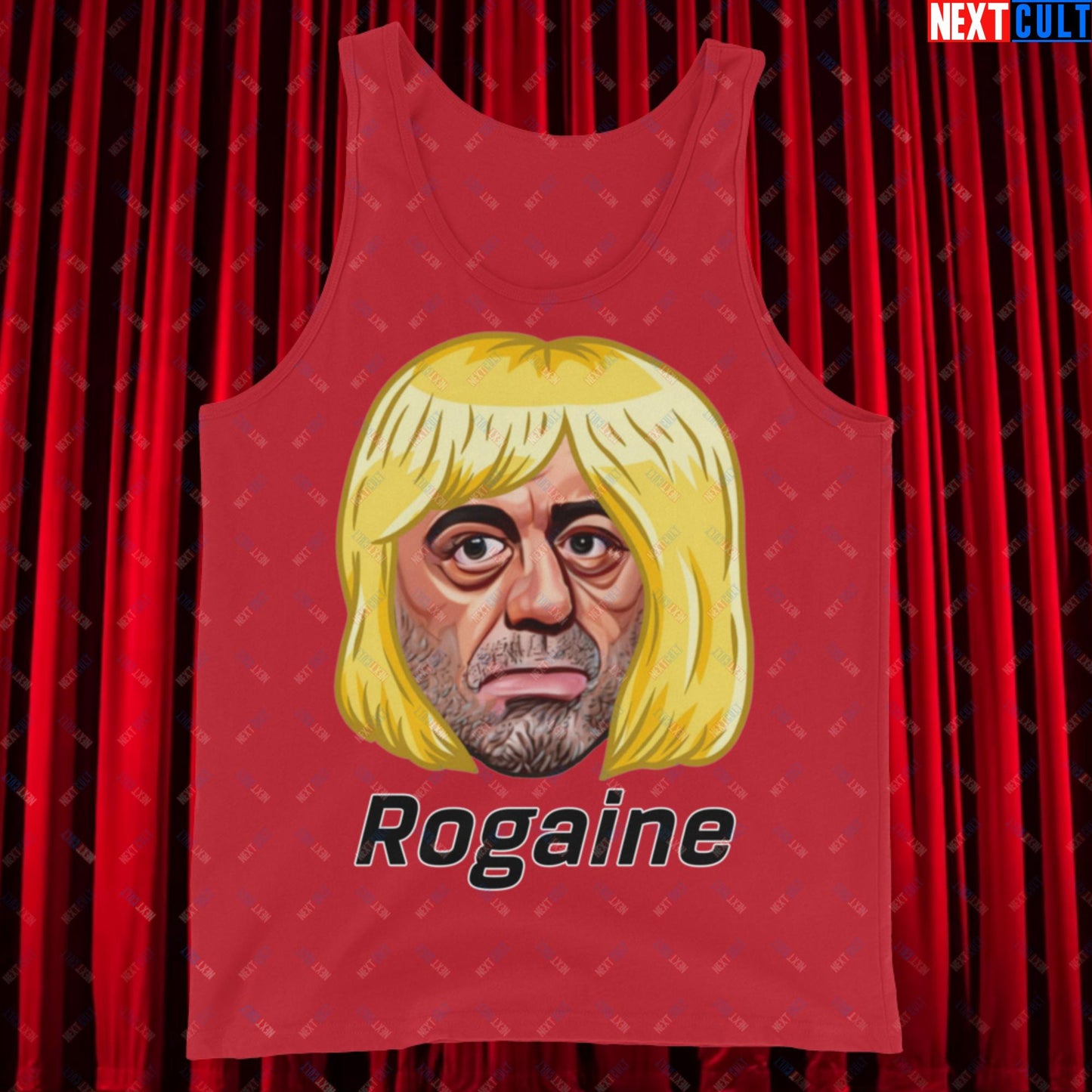 Joe Rogan Rogaine Funny Hair Loss JRE Podcast Tank Top Next Cult Brand