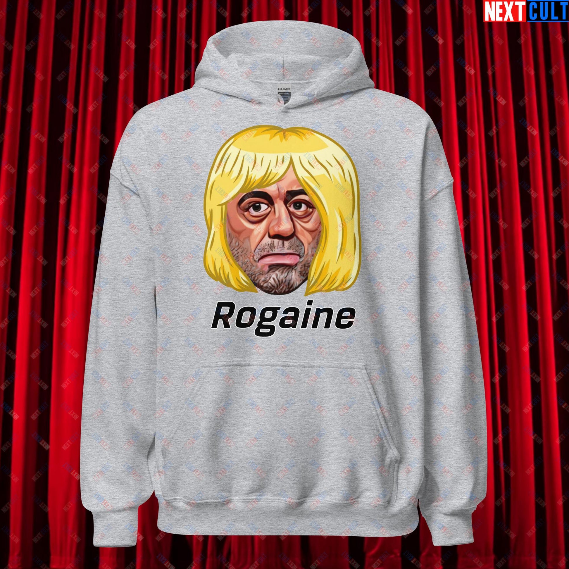 Joe Rogan Rogaine Funny Hair Loss JRE Podcast Unisex Hoodie Next Cult Brand