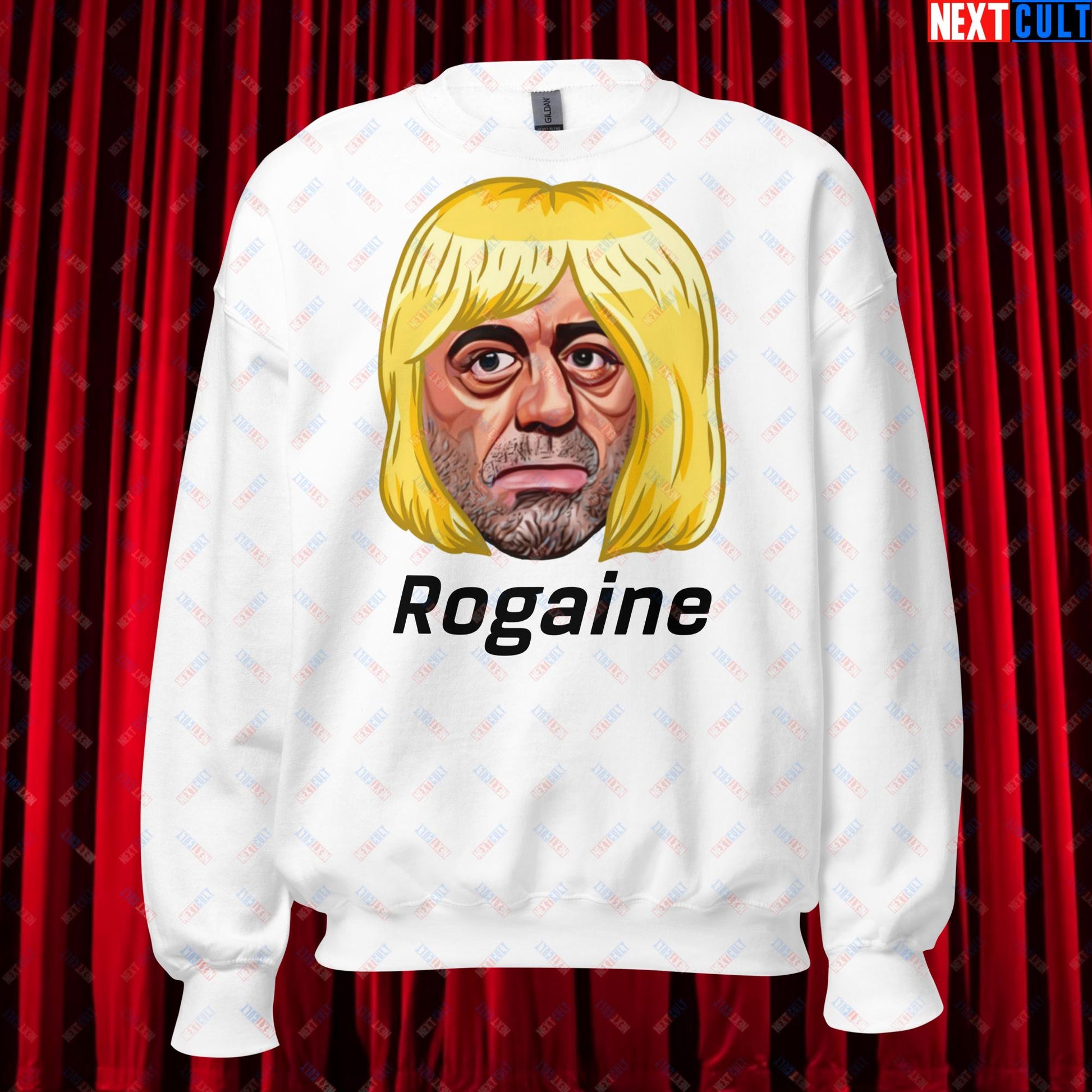 Joe Rogan Rogaine Funny Hair Loss JRE Podcast Unisex Sweatshirt Next Cult Brand