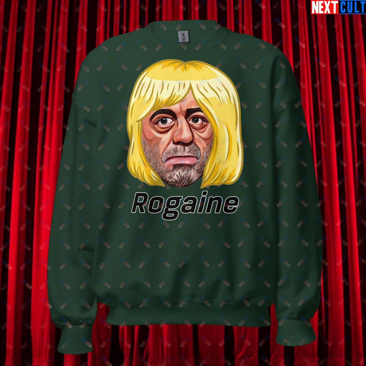 Joe Rogan Rogaine Funny Hair Loss JRE Podcast Unisex Sweatshirt Next Cult Brand