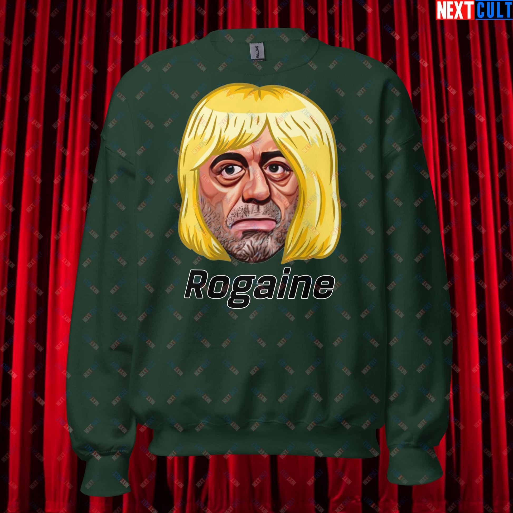 Joe Rogan Rogaine Funny Hair Loss JRE Podcast Unisex Sweatshirt Next Cult Brand