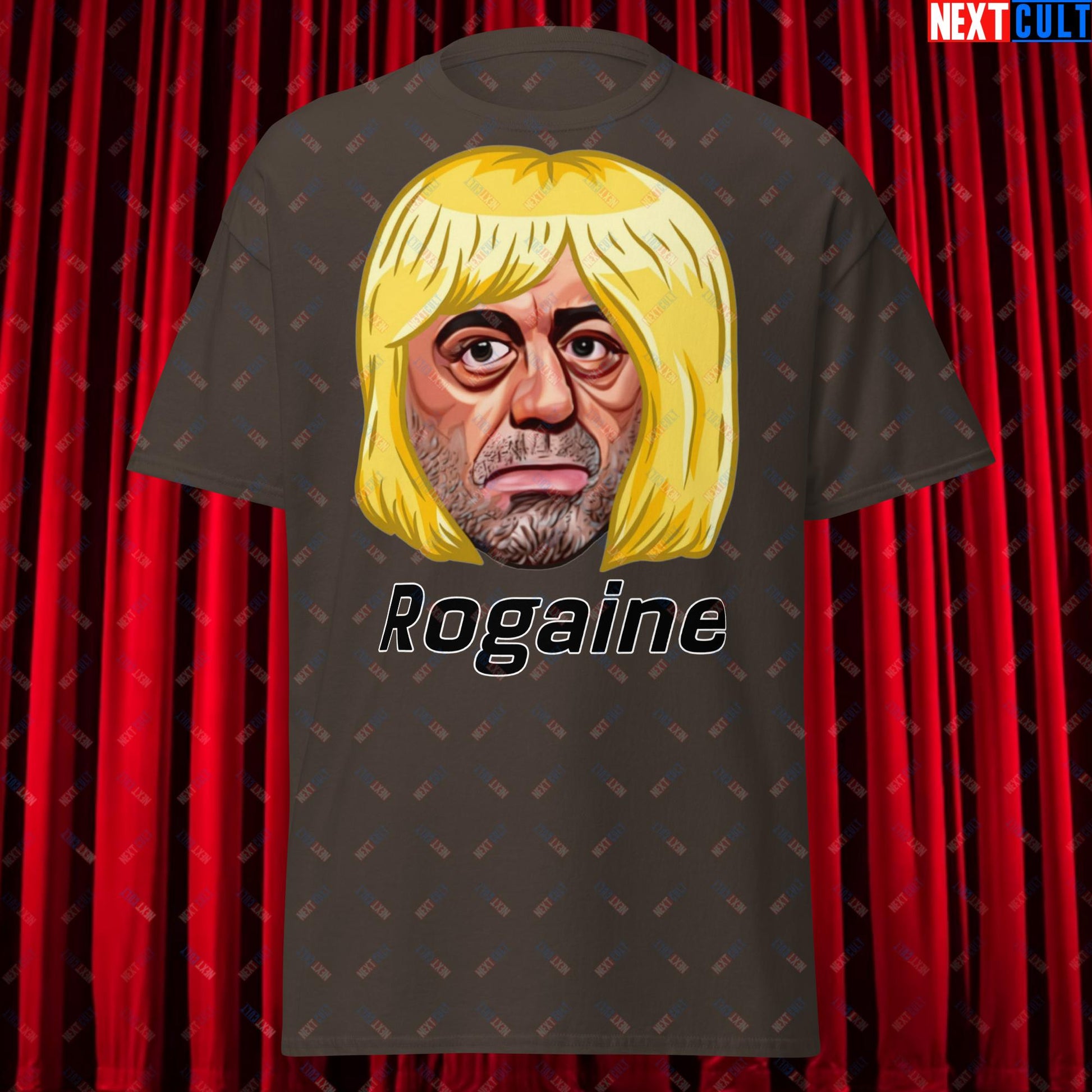 Joe Rogan Rogaine Funny Hair Loss JRE Podcast Unisex tee Next Cult Brand