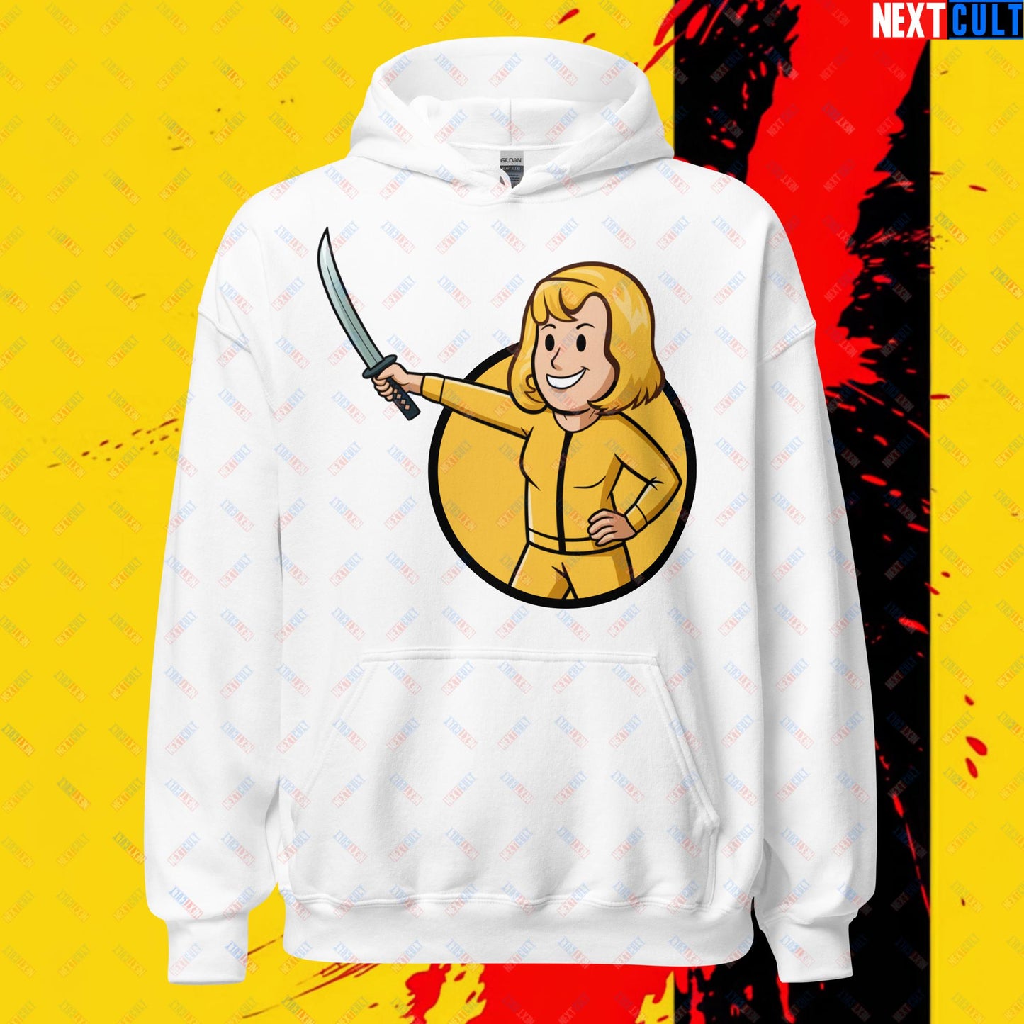 Kill Bill Vault Girl Fallout Funny Meme Cartoon Mashup Unisex Hoodie Next Cult Brand