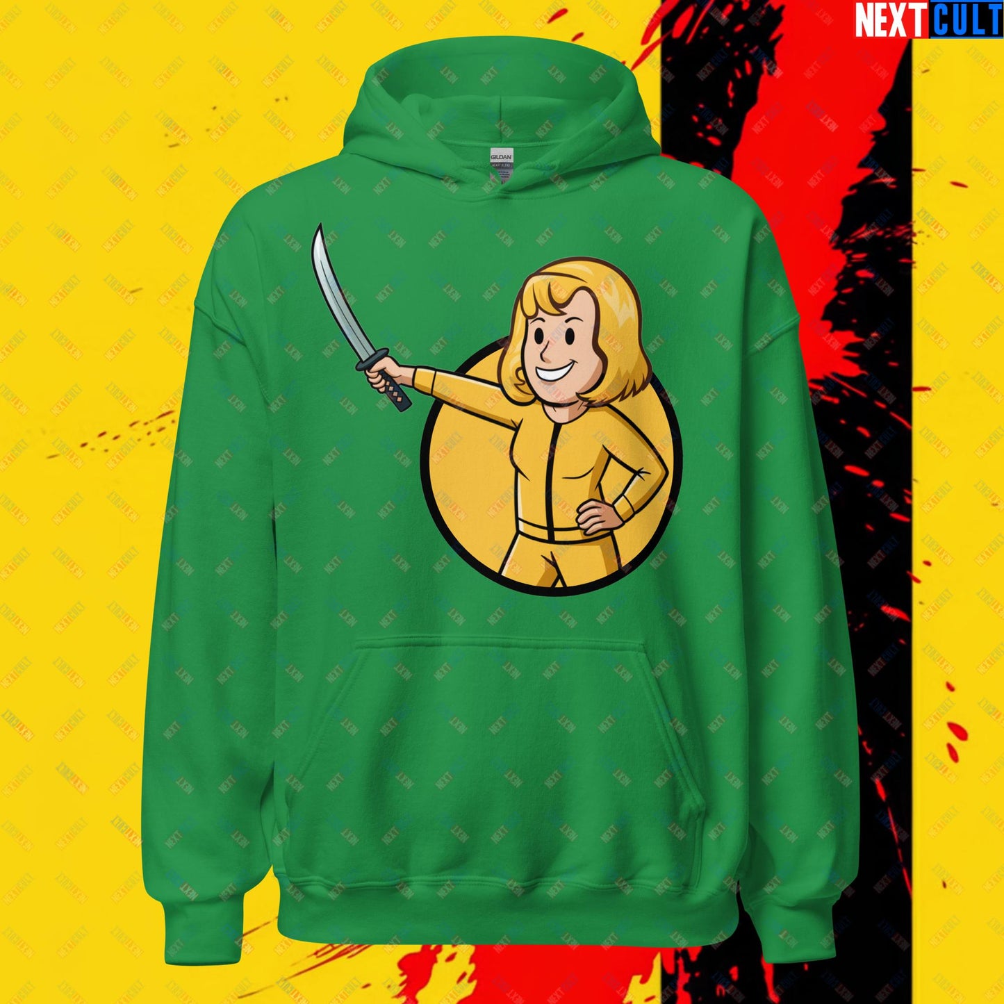 Kill Bill Vault Girl Fallout Funny Meme Cartoon Mashup Unisex Hoodie Next Cult Brand