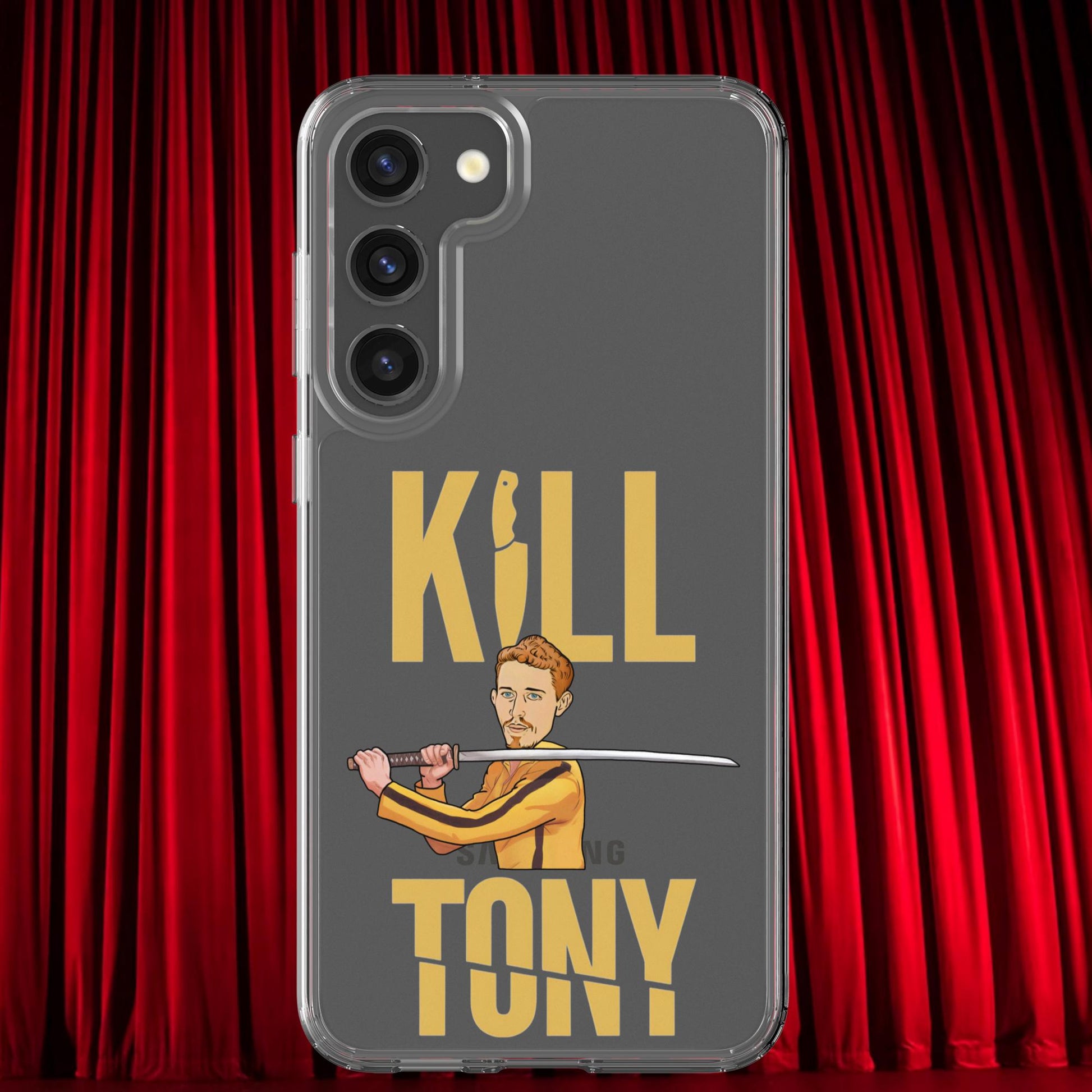 Kill Tony Hinchcliffe Kill Bill Funny Podcast Clear Case for Samsung Samsung Galaxy S23 Plus Mobile Phone Cases Kill Tony Podcasts Stand-up Comedy Tony Hinchcliffe Next Cult Brand