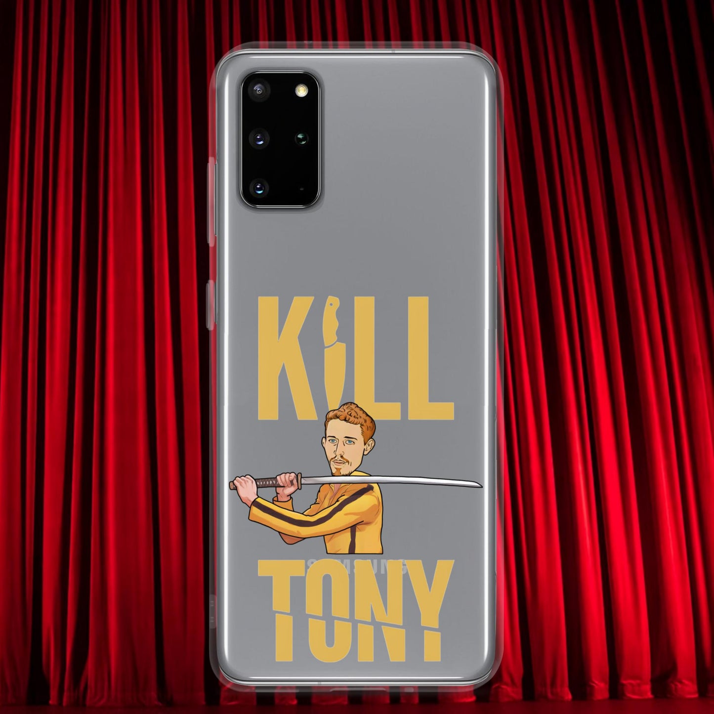 Kill Tony Hinchcliffe Kill Bill Funny Podcast Clear Case for Samsung Samsung Galaxy S20 Plus Mobile Phone Cases Kill Tony Podcasts Stand-up Comedy Tony Hinchcliffe Next Cult Brand