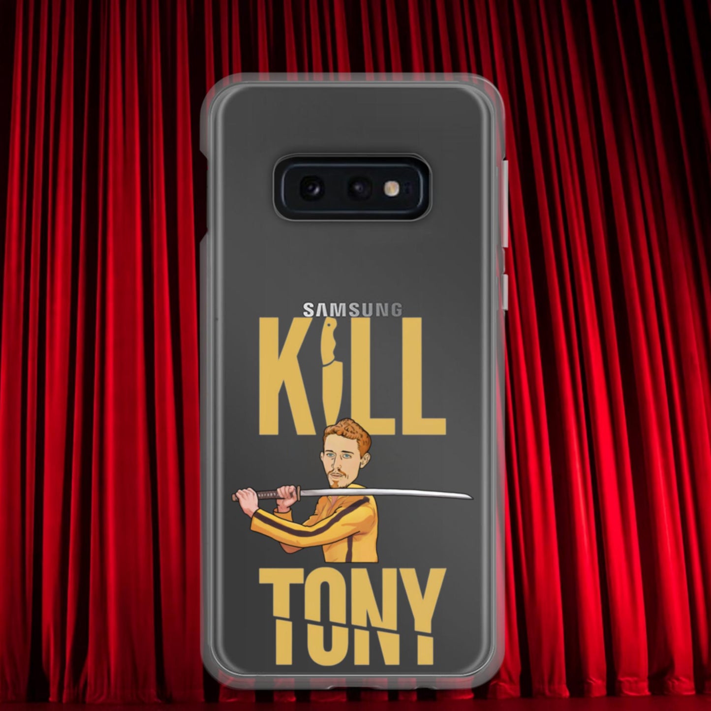 Kill Tony Hinchcliffe Kill Bill Funny Podcast Clear Case for Samsung Samsung Galaxy S10e Mobile Phone Cases Kill Tony Podcasts Stand-up Comedy Tony Hinchcliffe Next Cult Brand