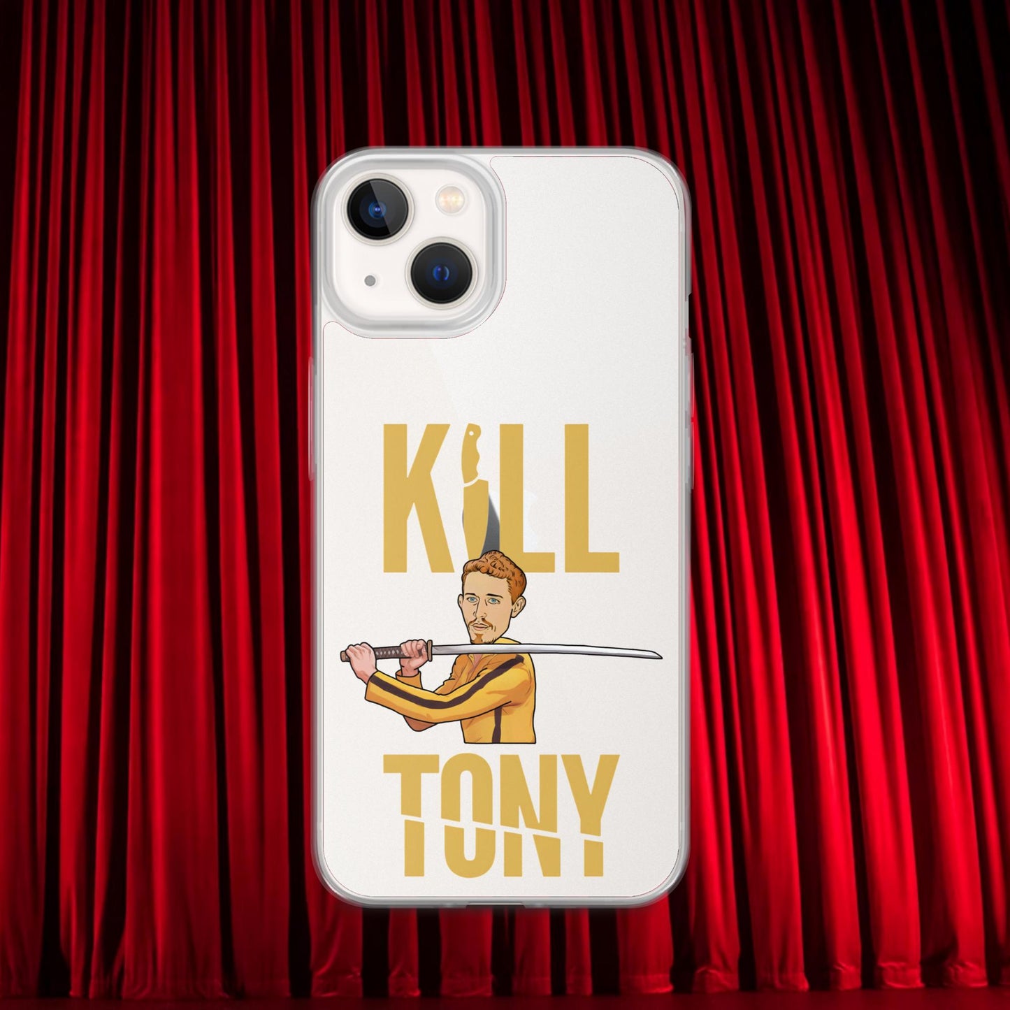 Kill Tony Hinchcliffe Kill Bill Funny Podcast Clear Case for iPhone iPhone 13 Mobile Phone Cases Kill Tony Podcasts Stand-up Comedy Tony Hinchcliffe Next Cult Brand