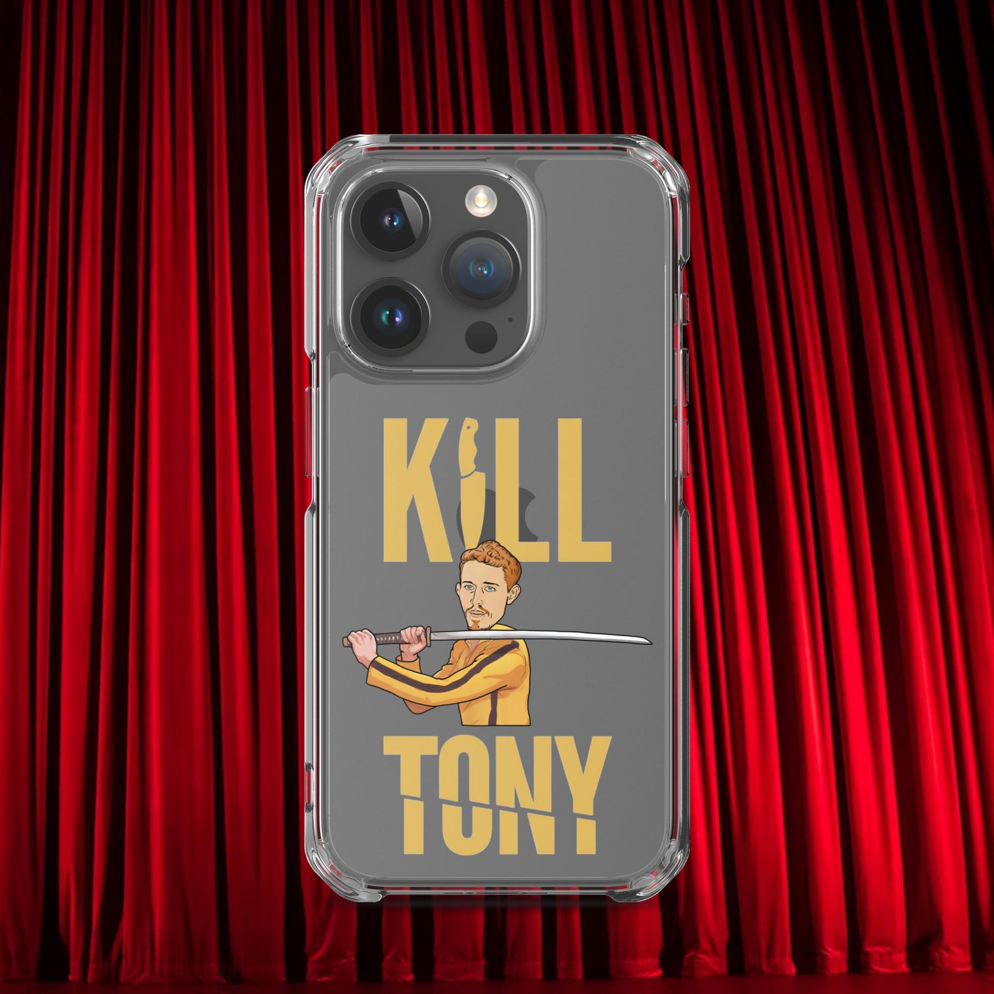 Kill Tony Hinchcliffe Kill Bill Funny Podcast Clear Case for iPhone Next Cult Brand