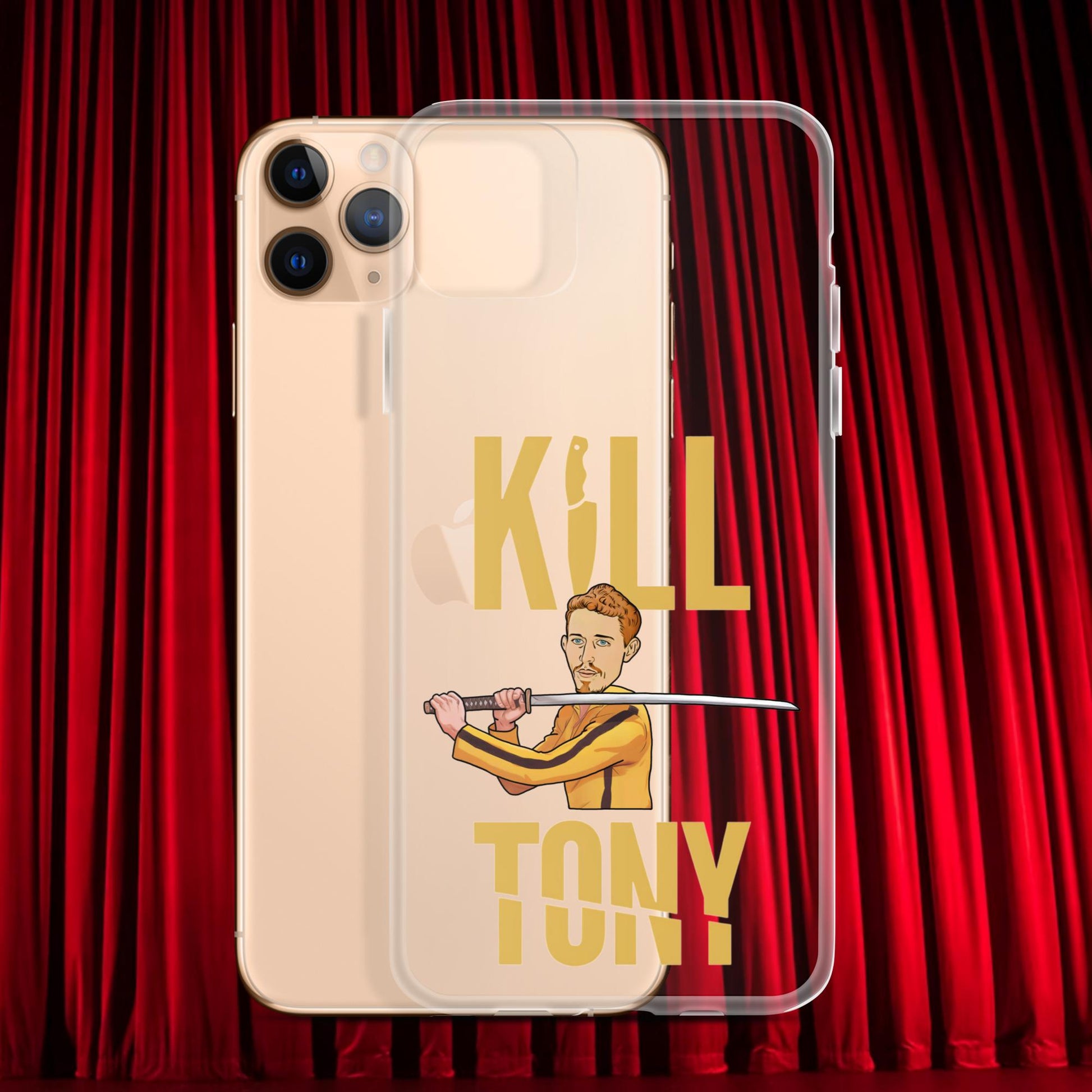 Kill Tony Hinchcliffe Kill Bill Funny Podcast Clear Case for iPhone Next Cult Brand