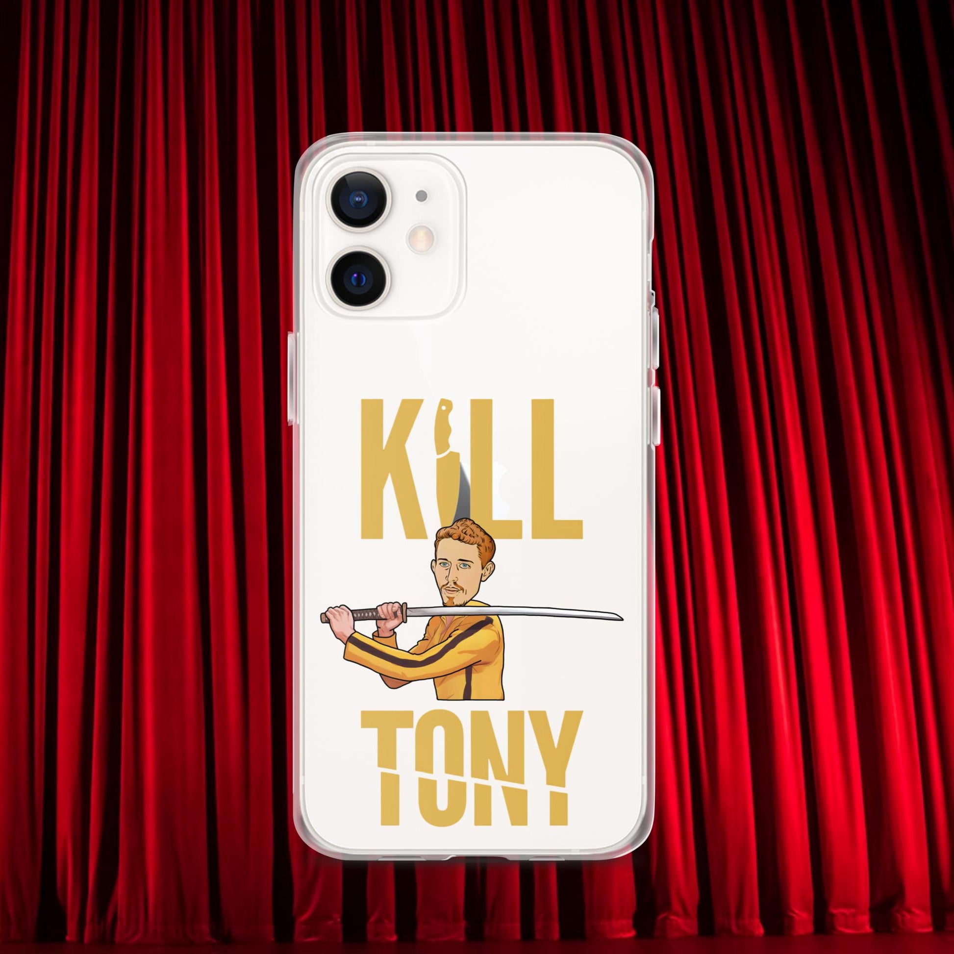 Kill Tony Hinchcliffe Kill Bill Funny Podcast Clear Case for iPhone iPhone 12 Mobile Phone Cases Kill Tony Podcasts Stand-up Comedy Tony Hinchcliffe Next Cult Brand