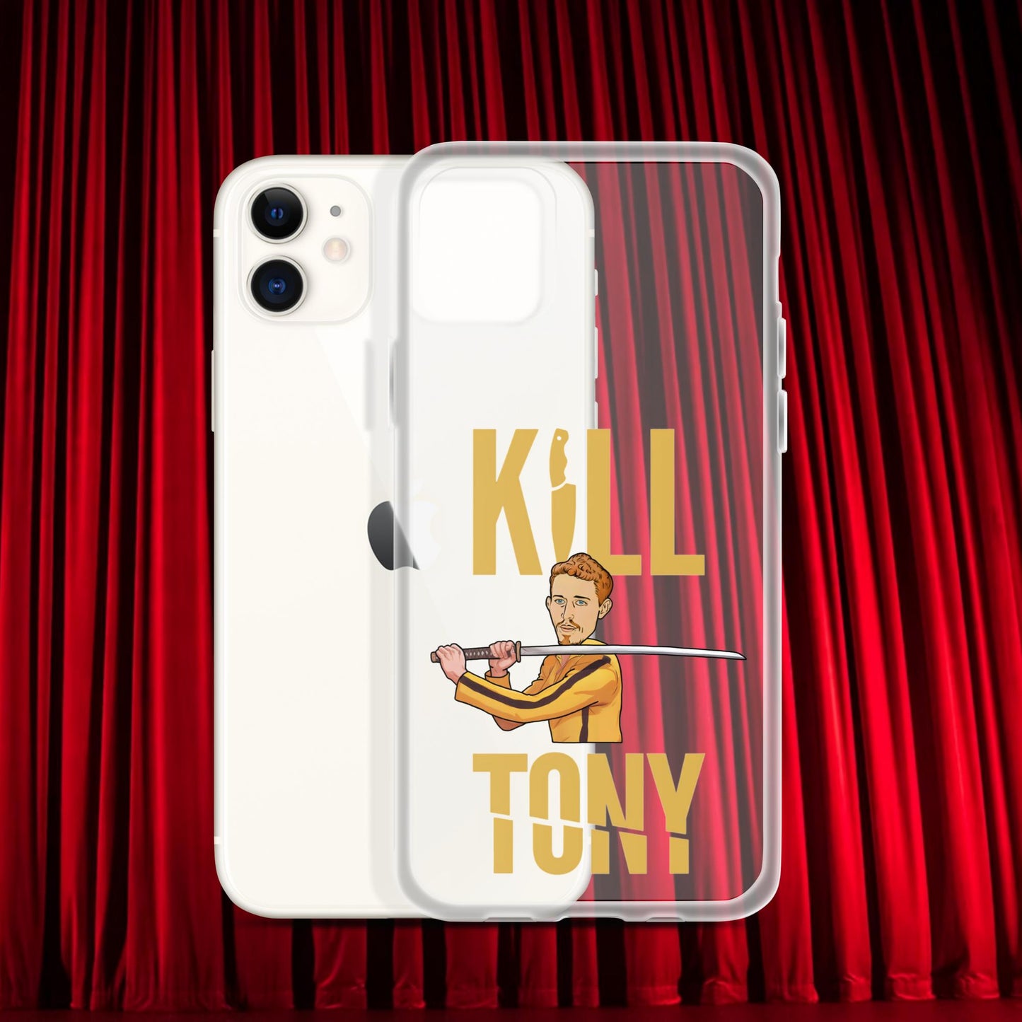 Kill Tony Hinchcliffe Kill Bill Funny Podcast Clear Case for iPhone Next Cult Brand