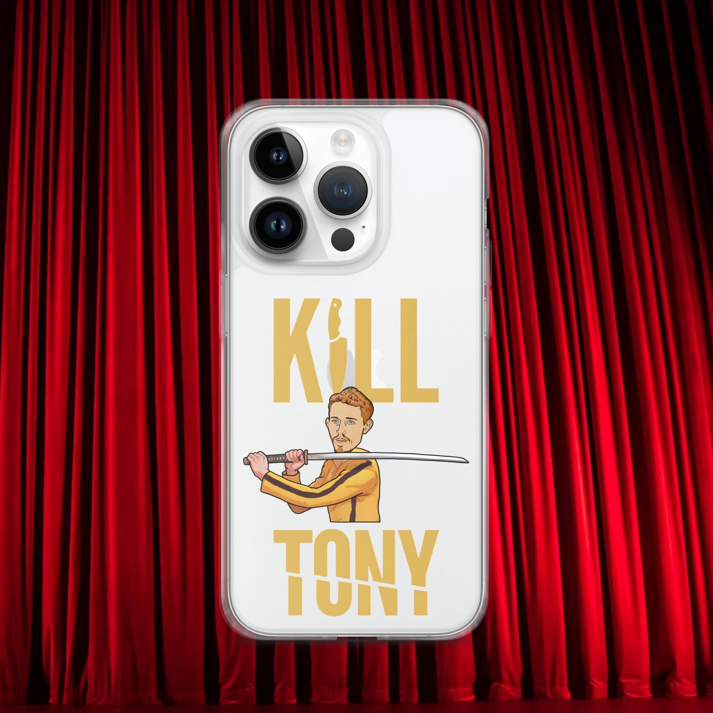 Kill Tony Hinchcliffe Kill Bill Funny Podcast Clear Case for iPhone Next Cult Brand