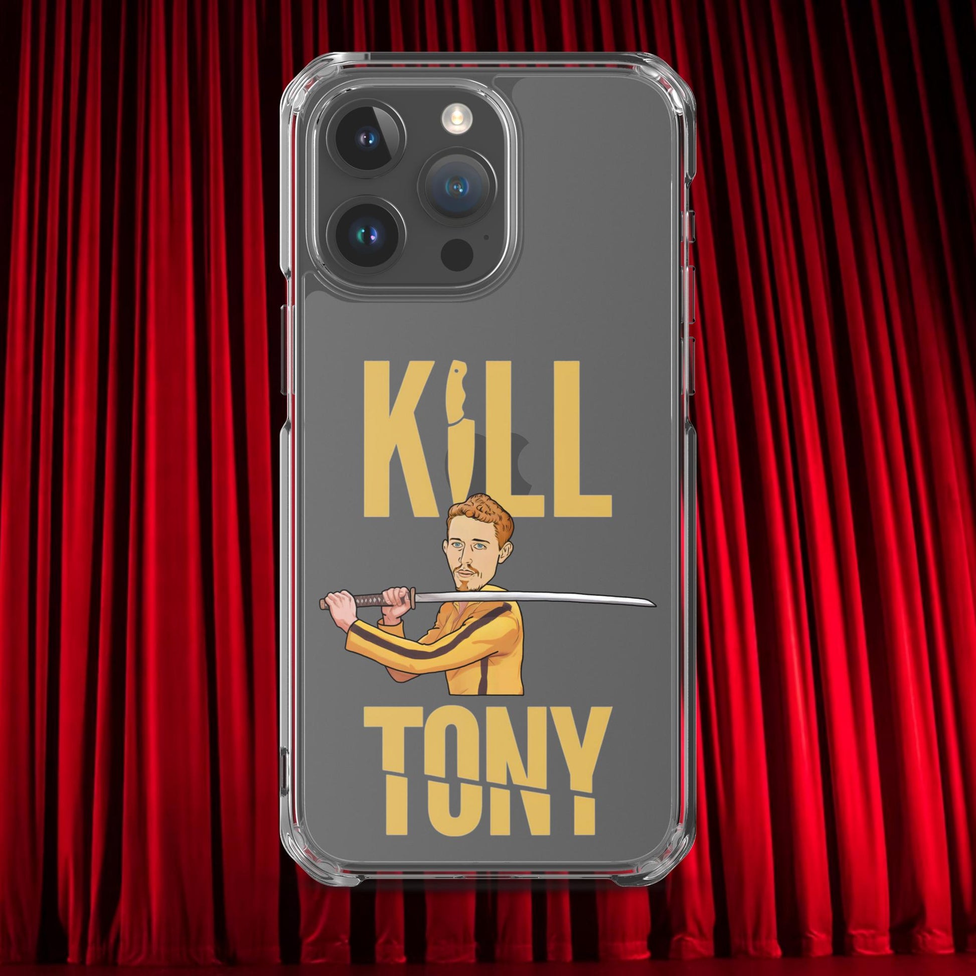 Kill Tony Hinchcliffe Kill Bill Funny Podcast Clear Case for iPhone Next Cult Brand