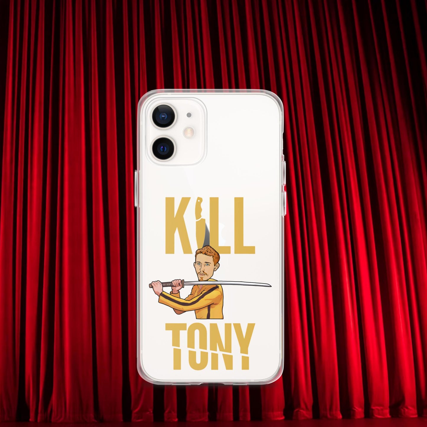 Kill Tony Hinchcliffe Kill Bill Funny Podcast Clear Case for iPhone iPhone 12 mini Mobile Phone Cases Kill Tony Podcasts Stand-up Comedy Tony Hinchcliffe Next Cult Brand