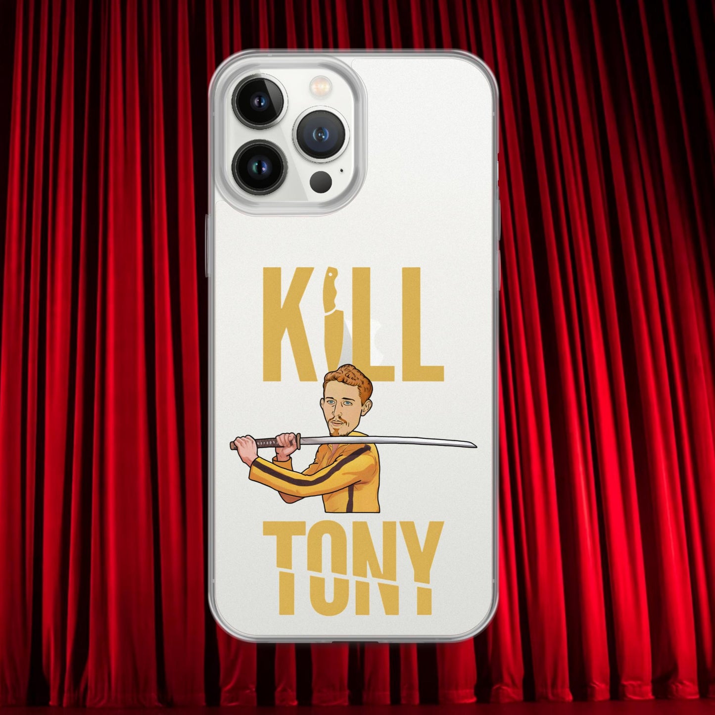 Kill Tony Hinchcliffe Kill Bill Funny Podcast Clear Case for iPhone iPhone 13 Pro Max Mobile Phone Cases Kill Tony Podcasts Stand-up Comedy Tony Hinchcliffe Next Cult Brand