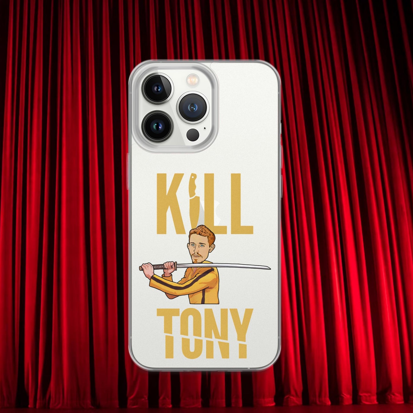 Kill Tony Hinchcliffe Kill Bill Funny Podcast Clear Case for iPhone iPhone 13 Pro Mobile Phone Cases Kill Tony Podcasts Stand-up Comedy Tony Hinchcliffe Next Cult Brand