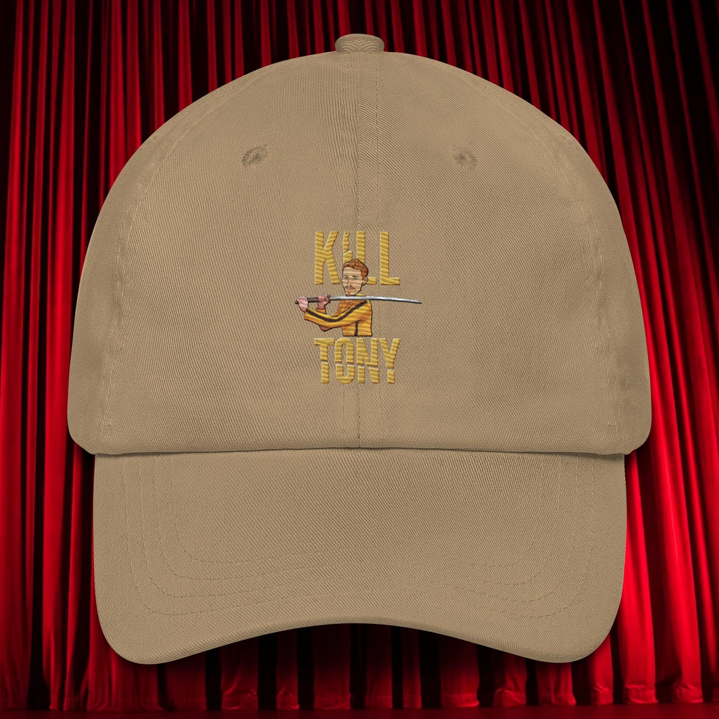 Kill Tony Hinchcliffe Kill Bill Funny Podcast Dad hat Khaki Hats Kill Tony Podcasts Stand-up Comedy Tony Hinchcliffe Next Cult Brand