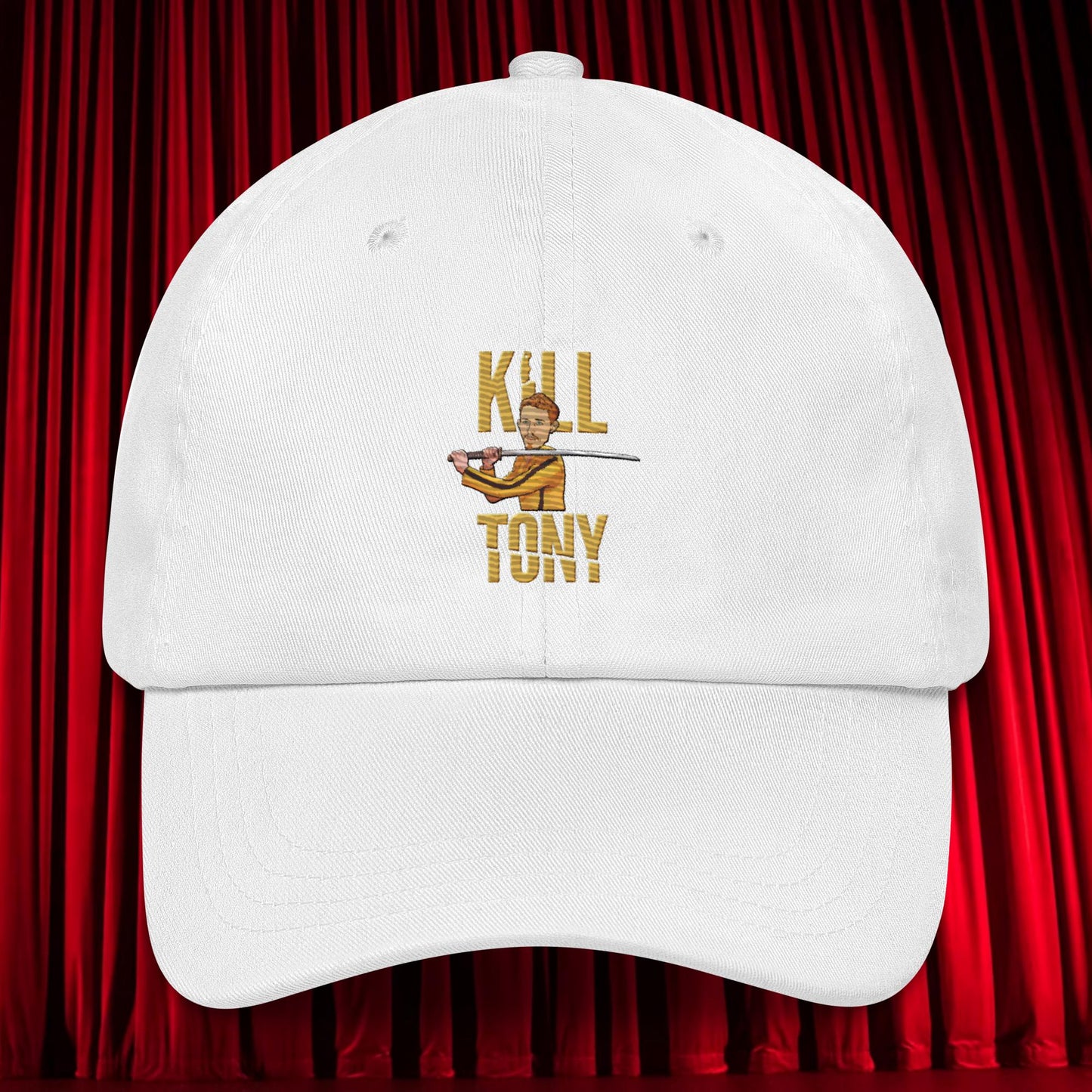 Kill Tony Hinchcliffe Kill Bill Funny Podcast Dad hat White Hats Kill Tony Podcasts Stand-up Comedy Tony Hinchcliffe Next Cult Brand