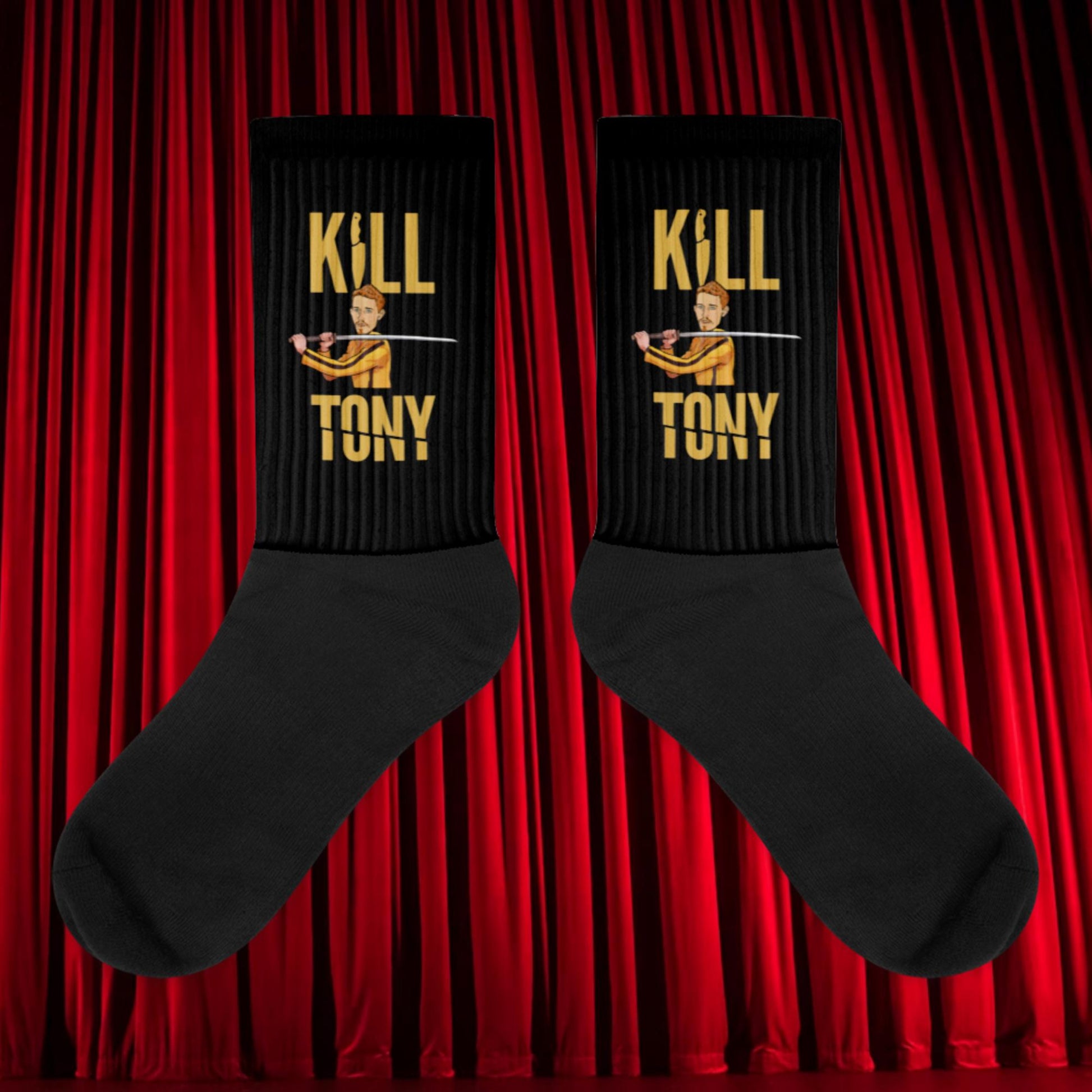 Kill Tony Hinchcliffe Kill Bill Funny Podcast Socks Next Cult Brand