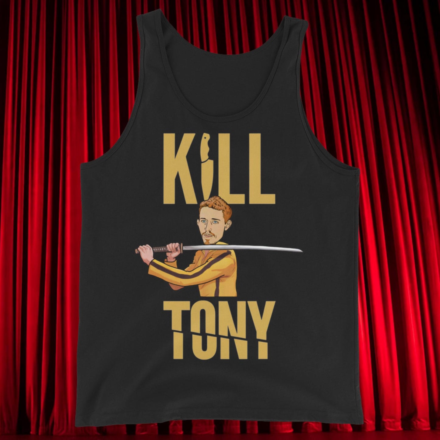 Kill Tony Hinchcliffe Kill Bill Funny Podcast Tank Top Black Tank Tops Kill Tony Podcasts Stand-up Comedy Tony Hinchcliffe Next Cult Brand