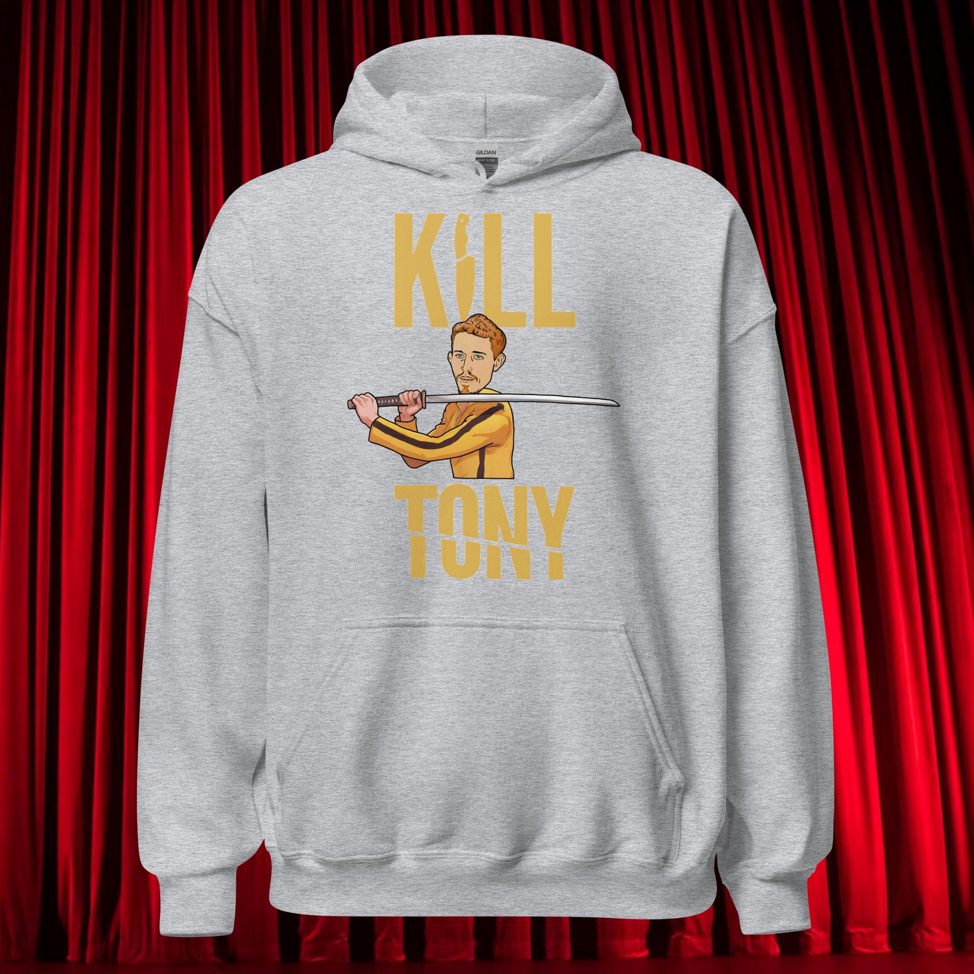 Kill Tony Hinchcliffe Kill Bill Funny Podcast Unisex Hoodie Sport Grey Hoodies Kill Tony Podcasts Stand-up Comedy Tony Hinchcliffe Next Cult Brand