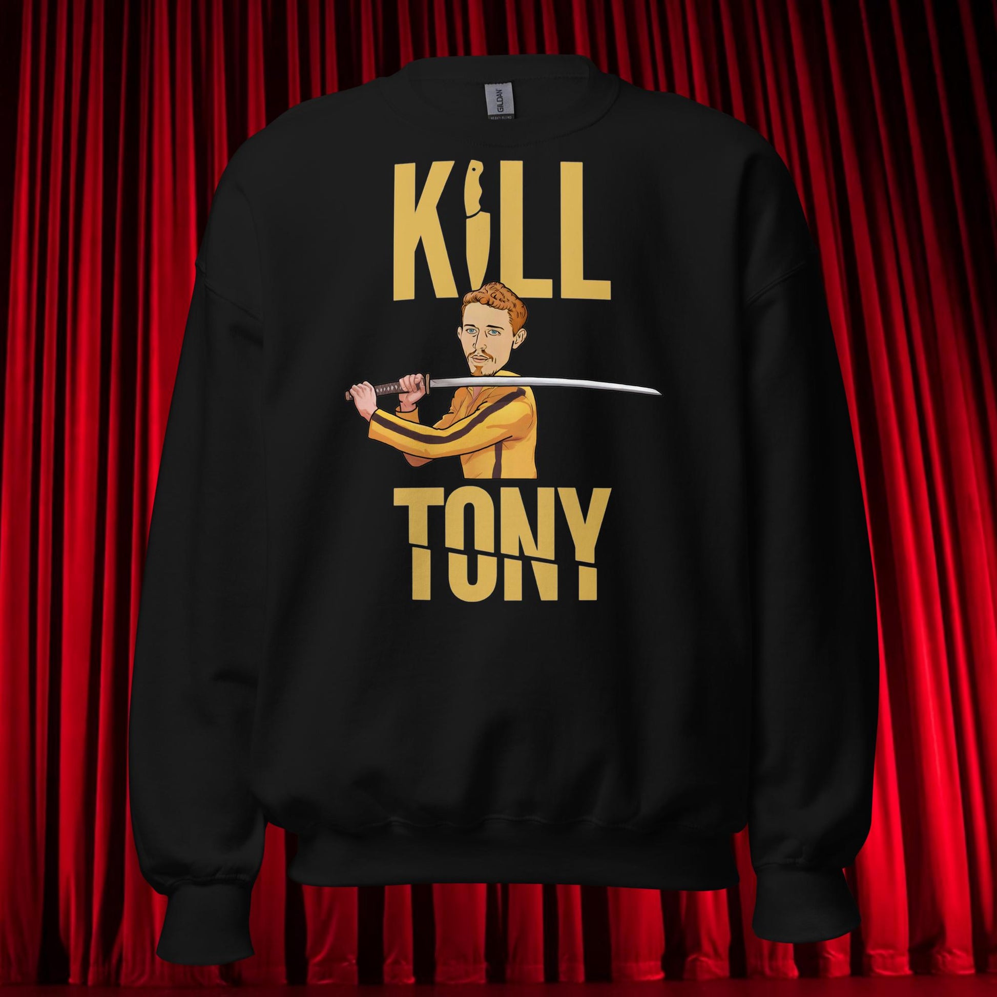 Kill Tony Hinchcliffe Kill Bill Funny Podcast Unisex Sweatshirt Black Sweatshirts Kill Tony Podcasts Stand-up Comedy Tony Hinchcliffe Next Cult Brand