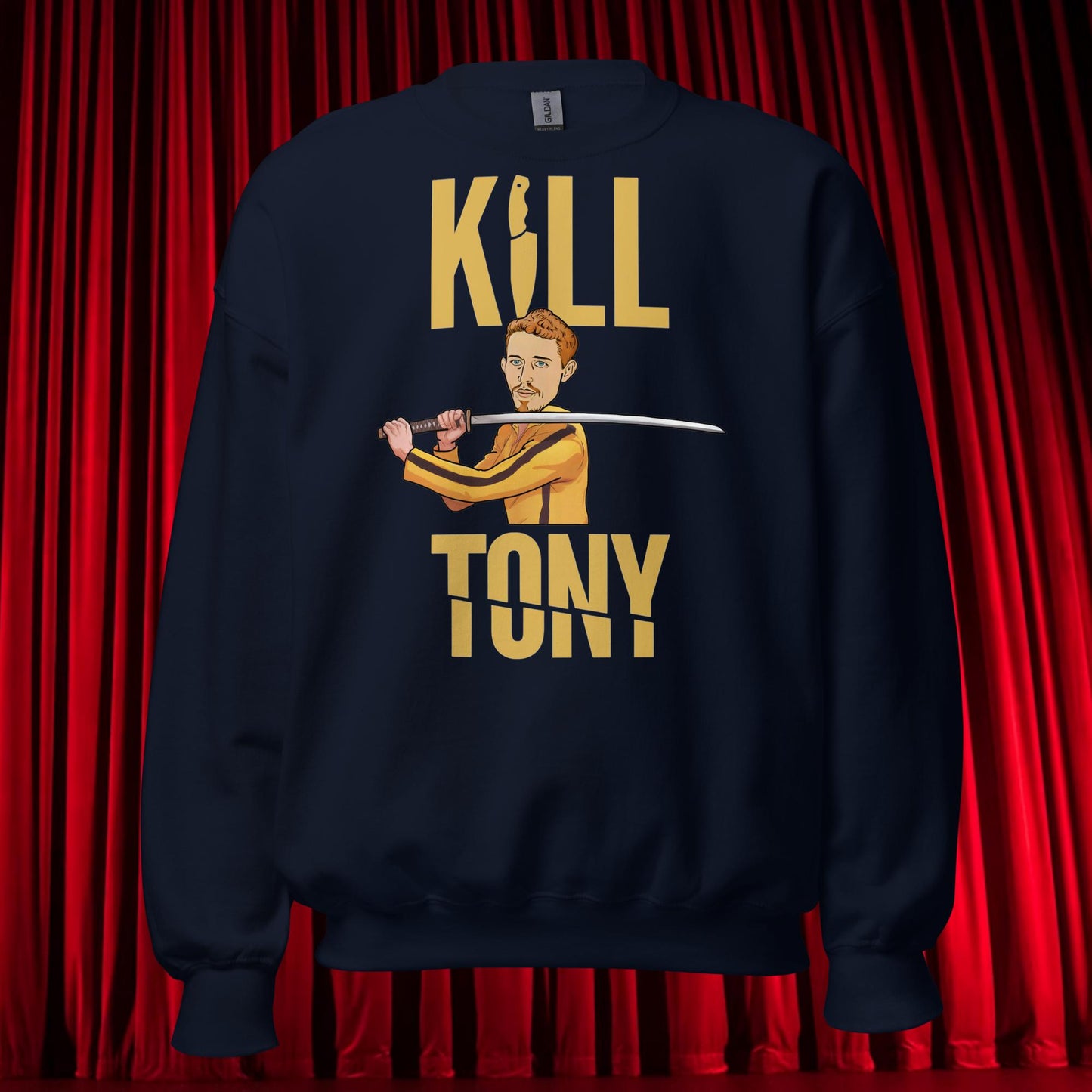 Kill Tony Hinchcliffe Kill Bill Funny Podcast Unisex Sweatshirt Navy Sweatshirts Kill Tony Podcasts Stand-up Comedy Tony Hinchcliffe Next Cult Brand