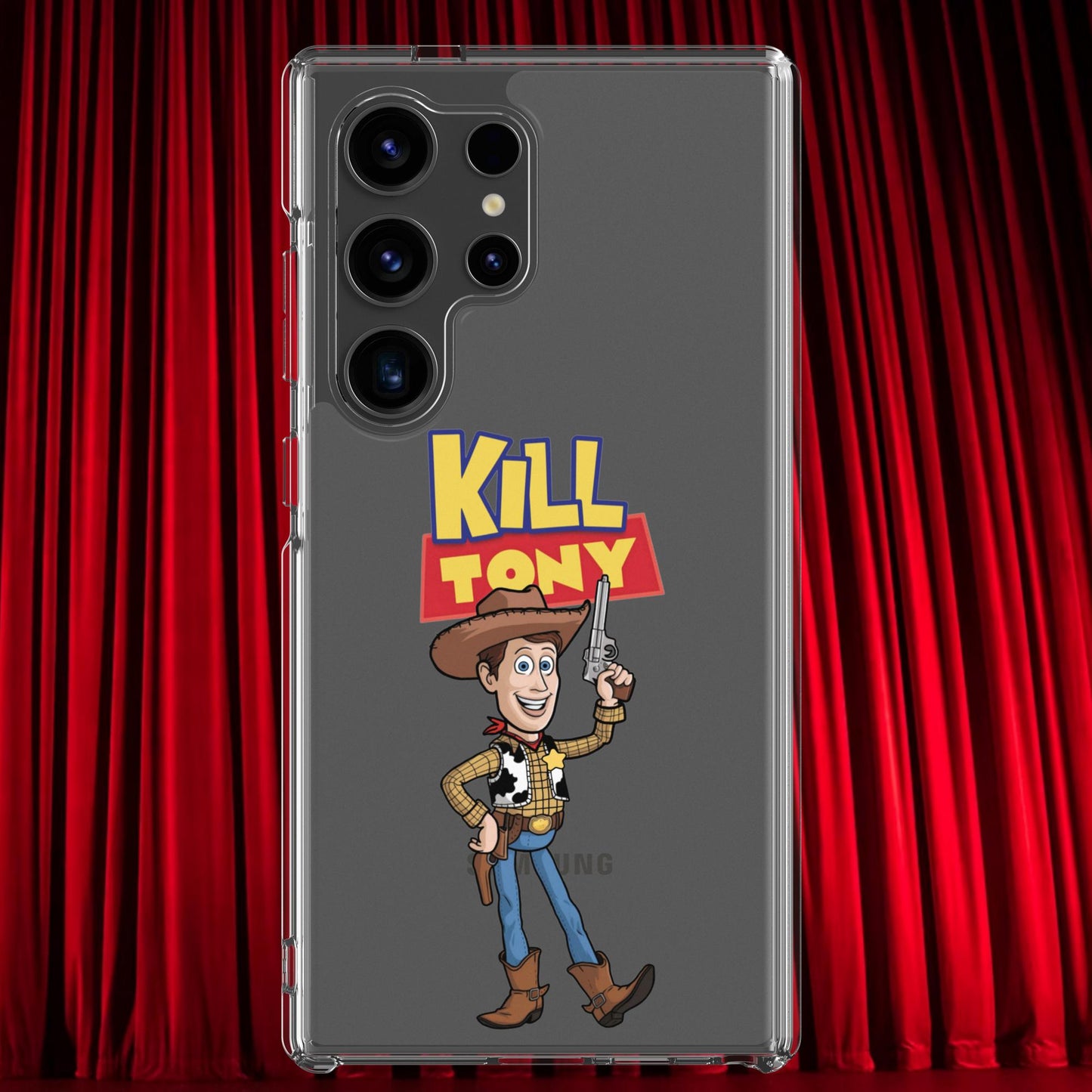 Kill Tony Hinchcliffe Toy Story Woody Funny Podcast Clear Case for Samsung Next Cult Brand