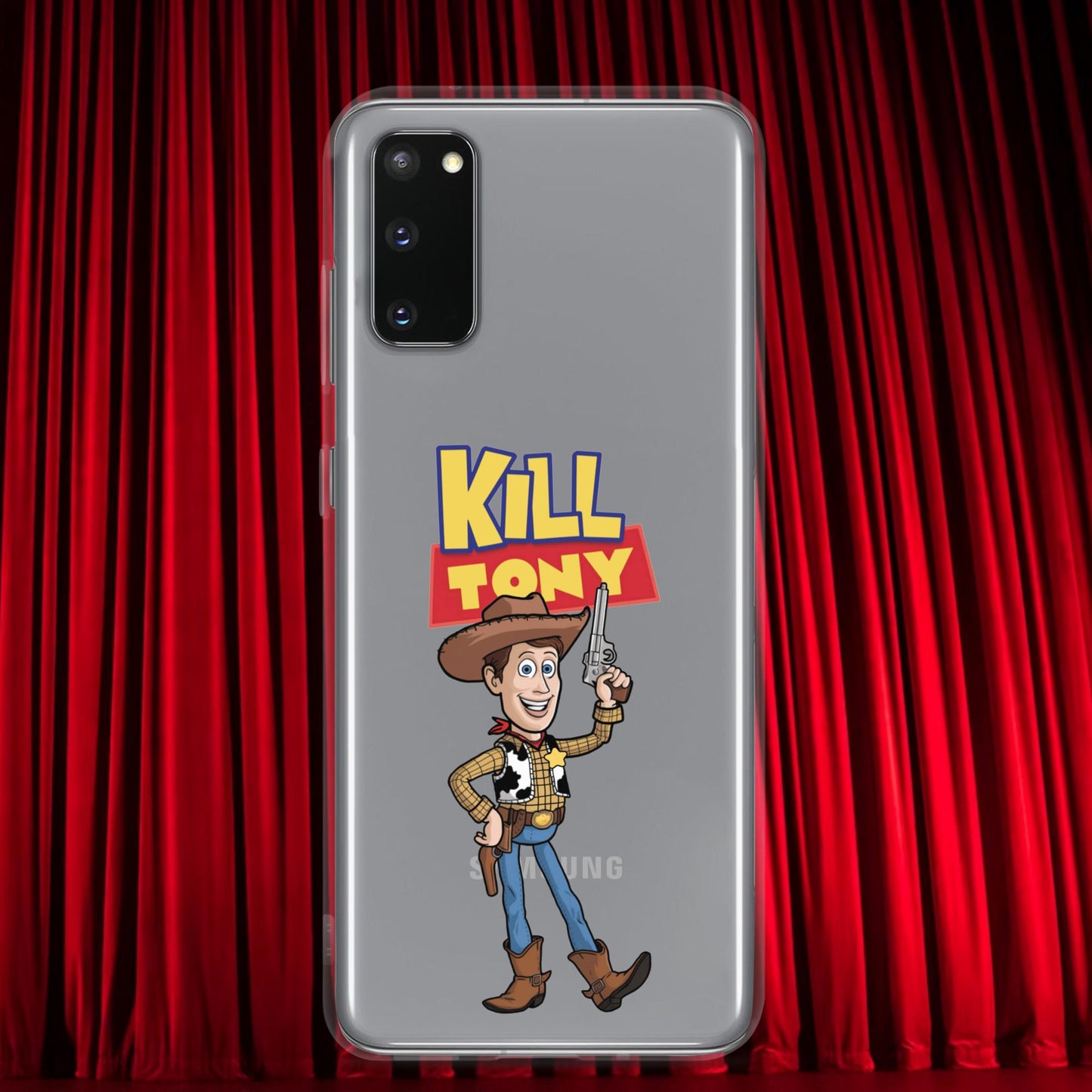 Kill Tony Hinchcliffe Toy Story Woody Funny Podcast Clear Case for Samsung Next Cult Brand