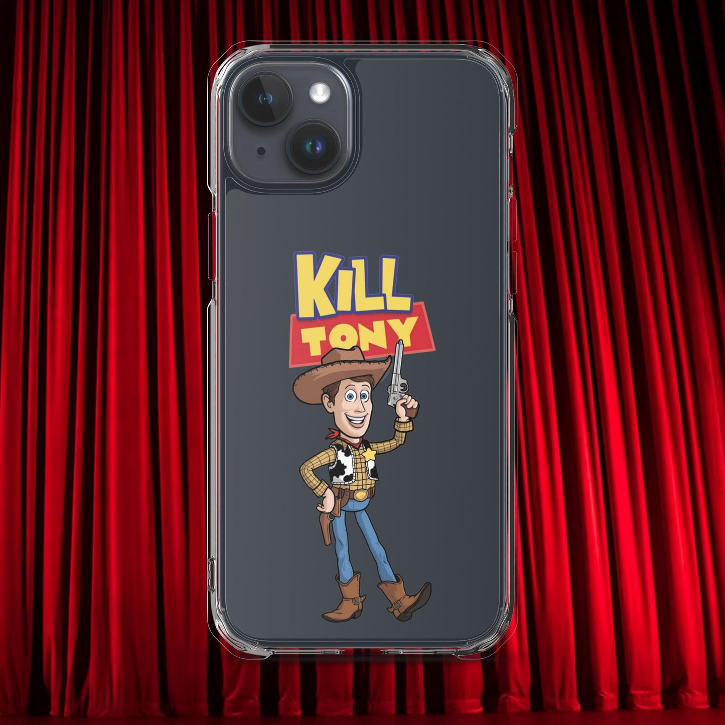 Kill Tony Hinchcliffe Toy Story Woody Funny Podcast Clear Case for iPhone Next Cult Brand