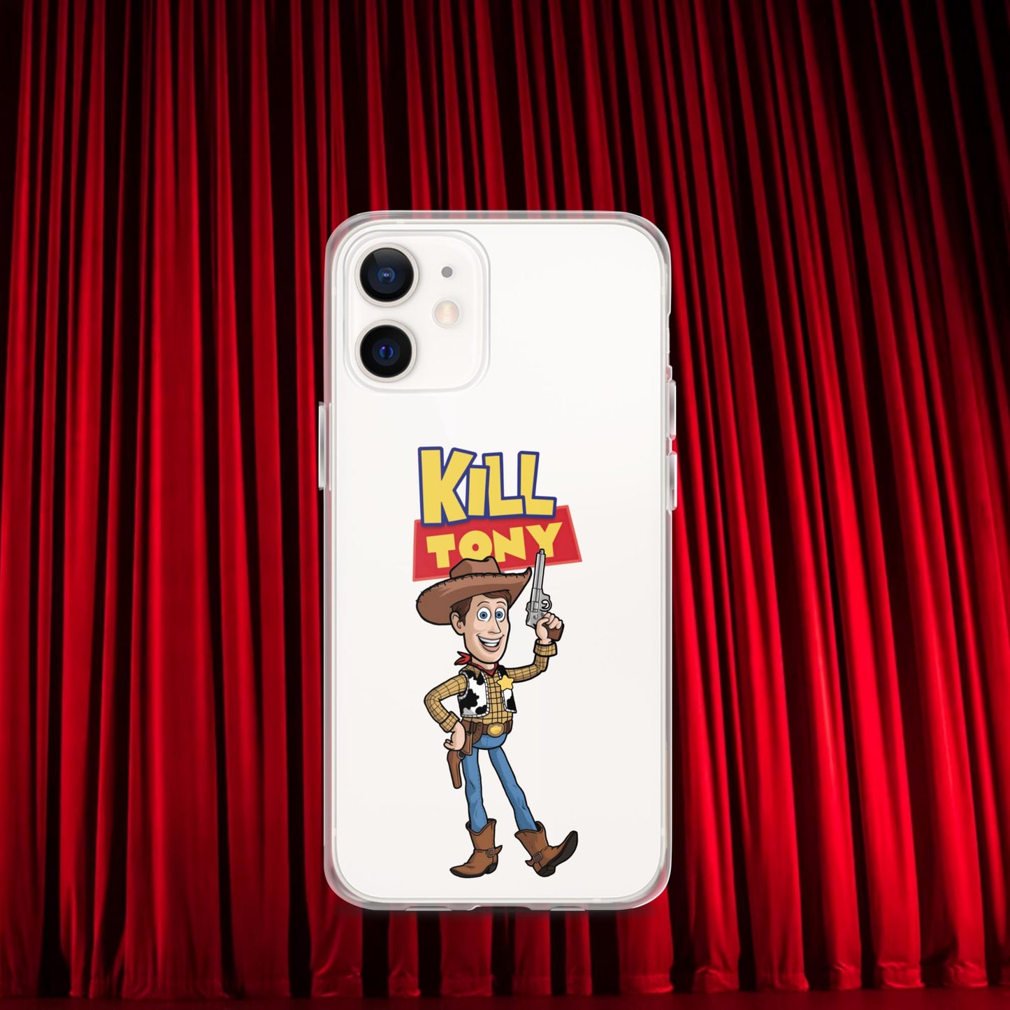 Kill Tony Hinchcliffe Toy Story Woody Funny Podcast Clear Case for iPhone iPhone 12 mini Mobile Phone Cases Kill Tony Podcasts Stand-up Comedy Tony Hinchcliffe Next Cult Brand