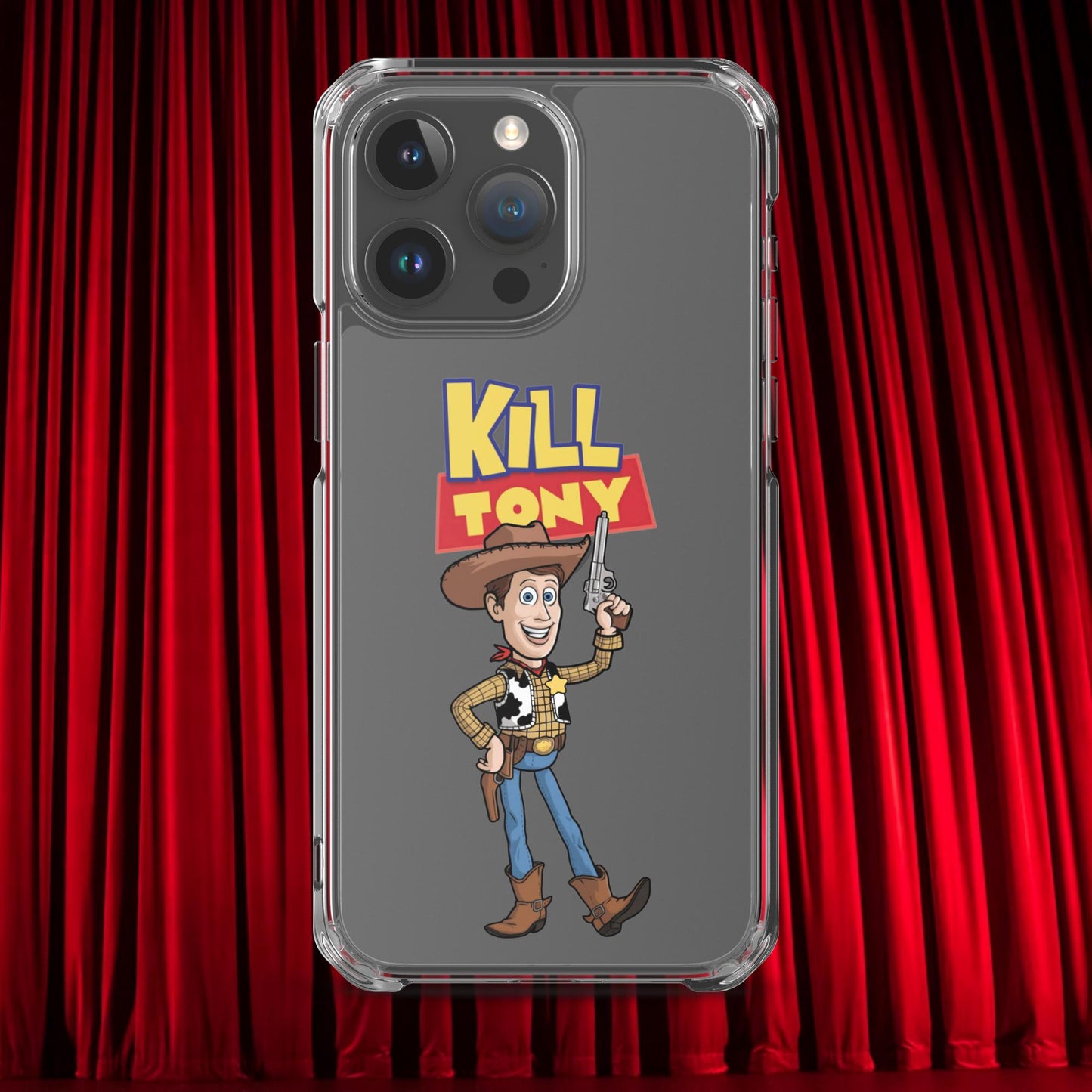 Kill Tony Hinchcliffe Toy Story Woody Funny Podcast Clear Case for iPhone Next Cult Brand