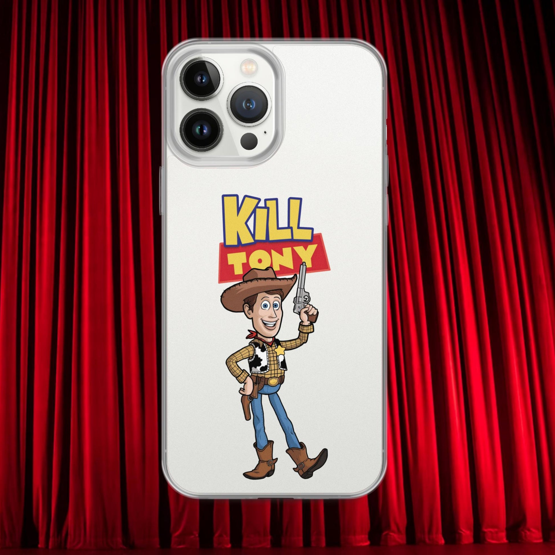 Kill Tony Hinchcliffe Toy Story Woody Funny Podcast Clear Case for iPhone Next Cult Brand