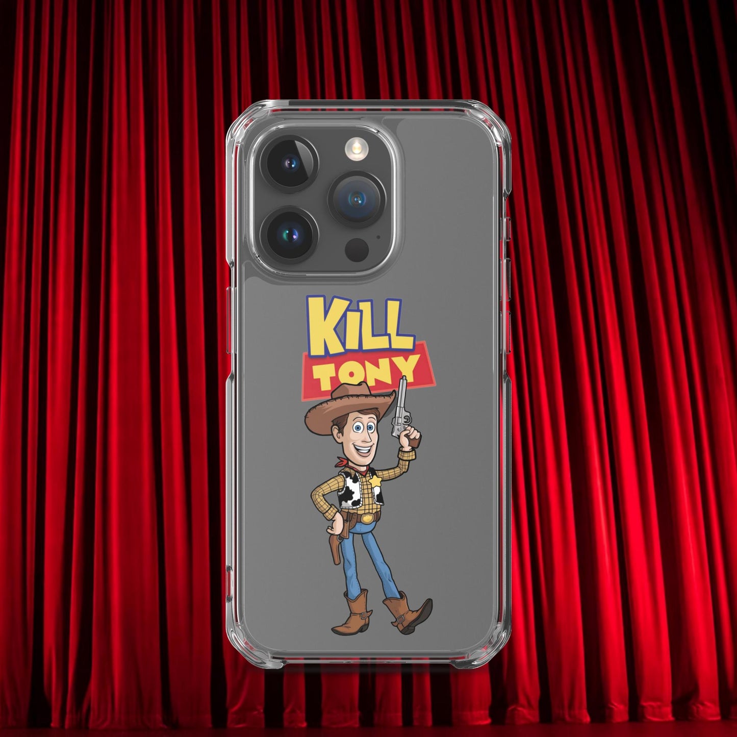 Kill Tony Hinchcliffe Toy Story Woody Funny Podcast Clear Case for iPhone Next Cult Brand